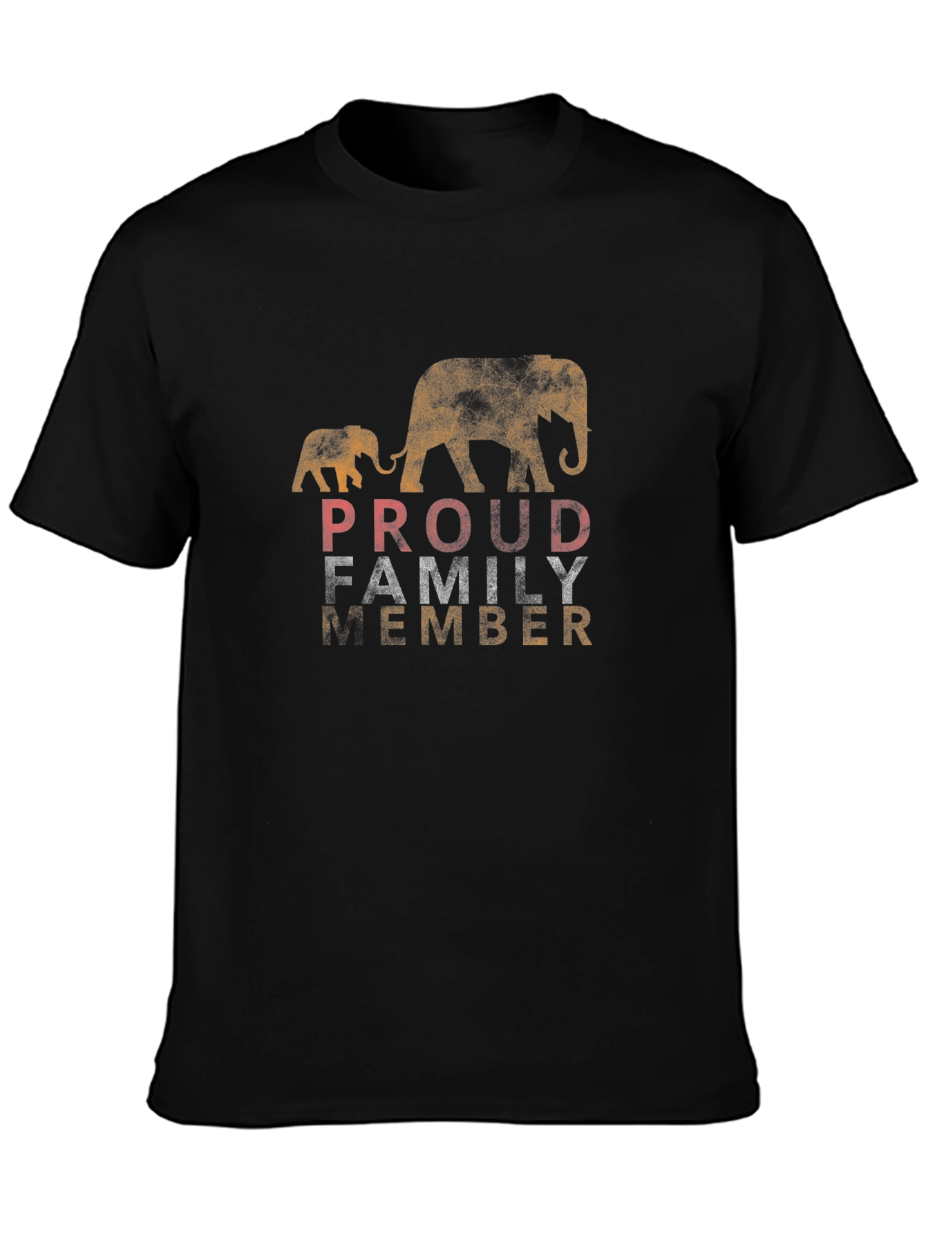 Proud Family Member Elephant Graphic Tee