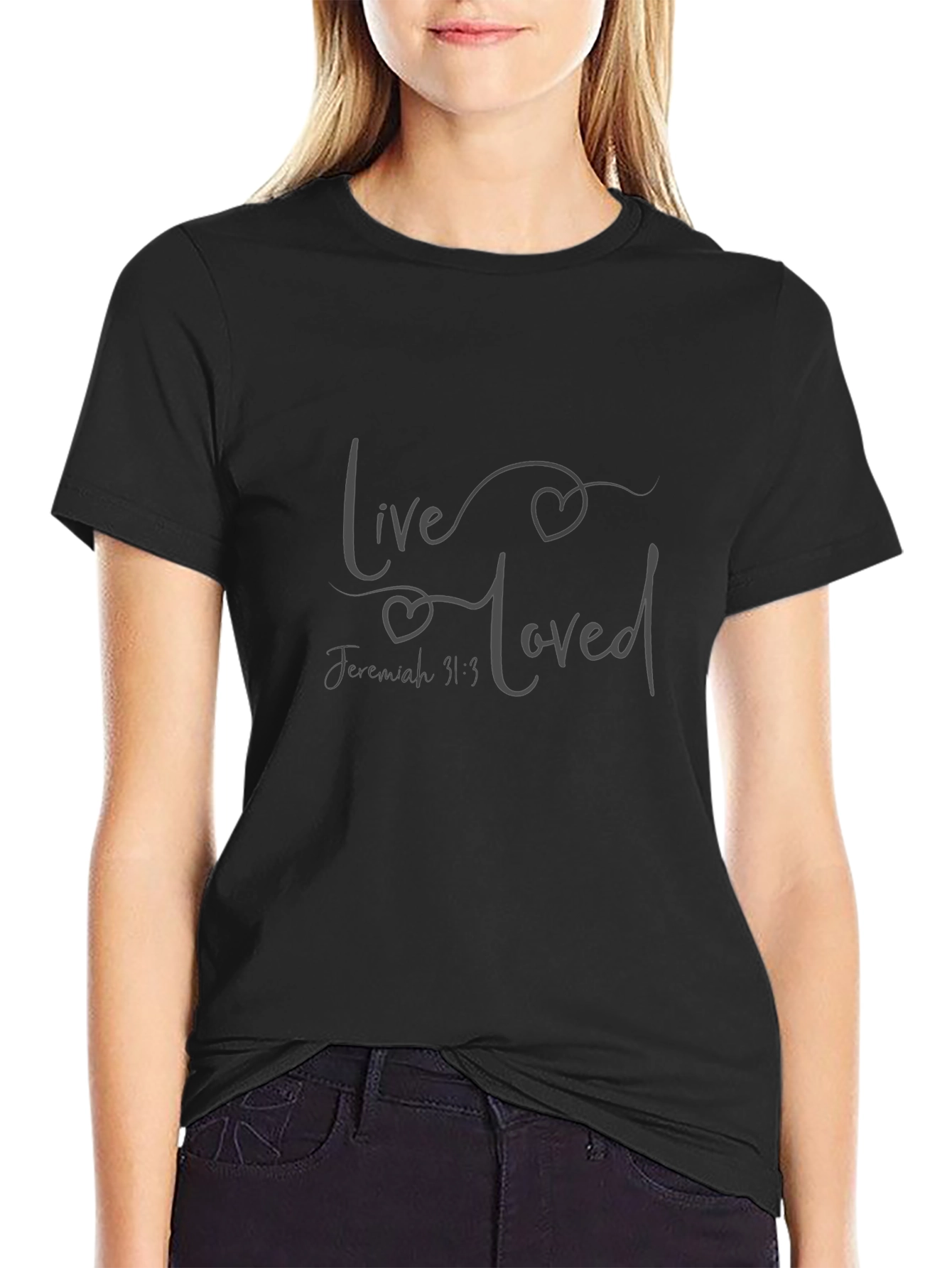 Live Loved Christian Graphic Tee