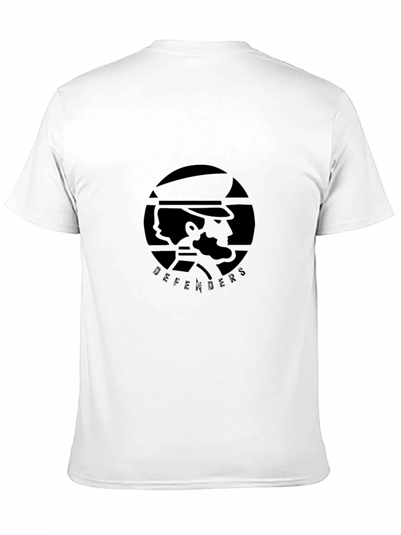 The Defenders: Stylish Black Graphic T-Shirt