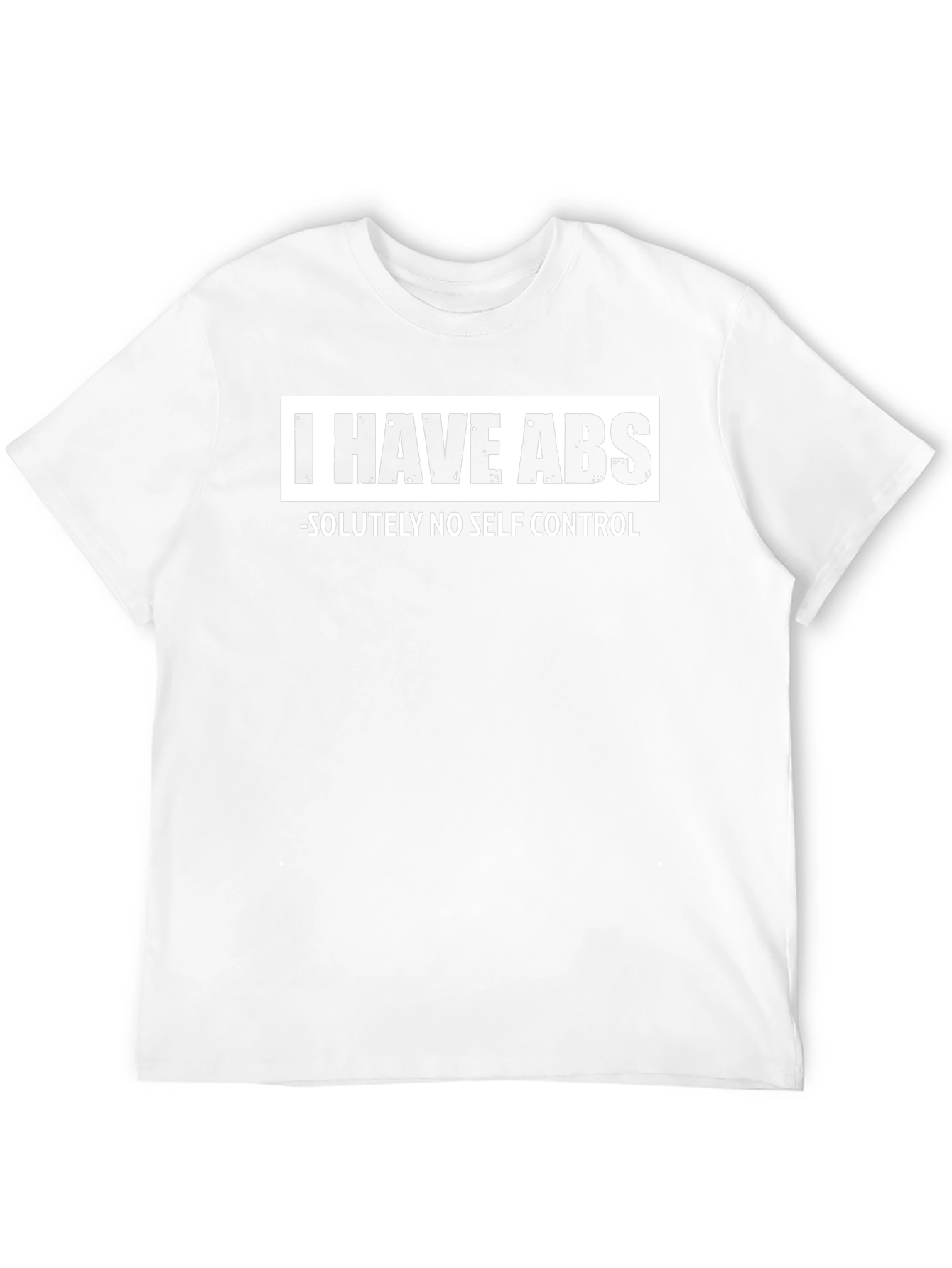 Funny Abs T-Shirt - No Self Control Tee