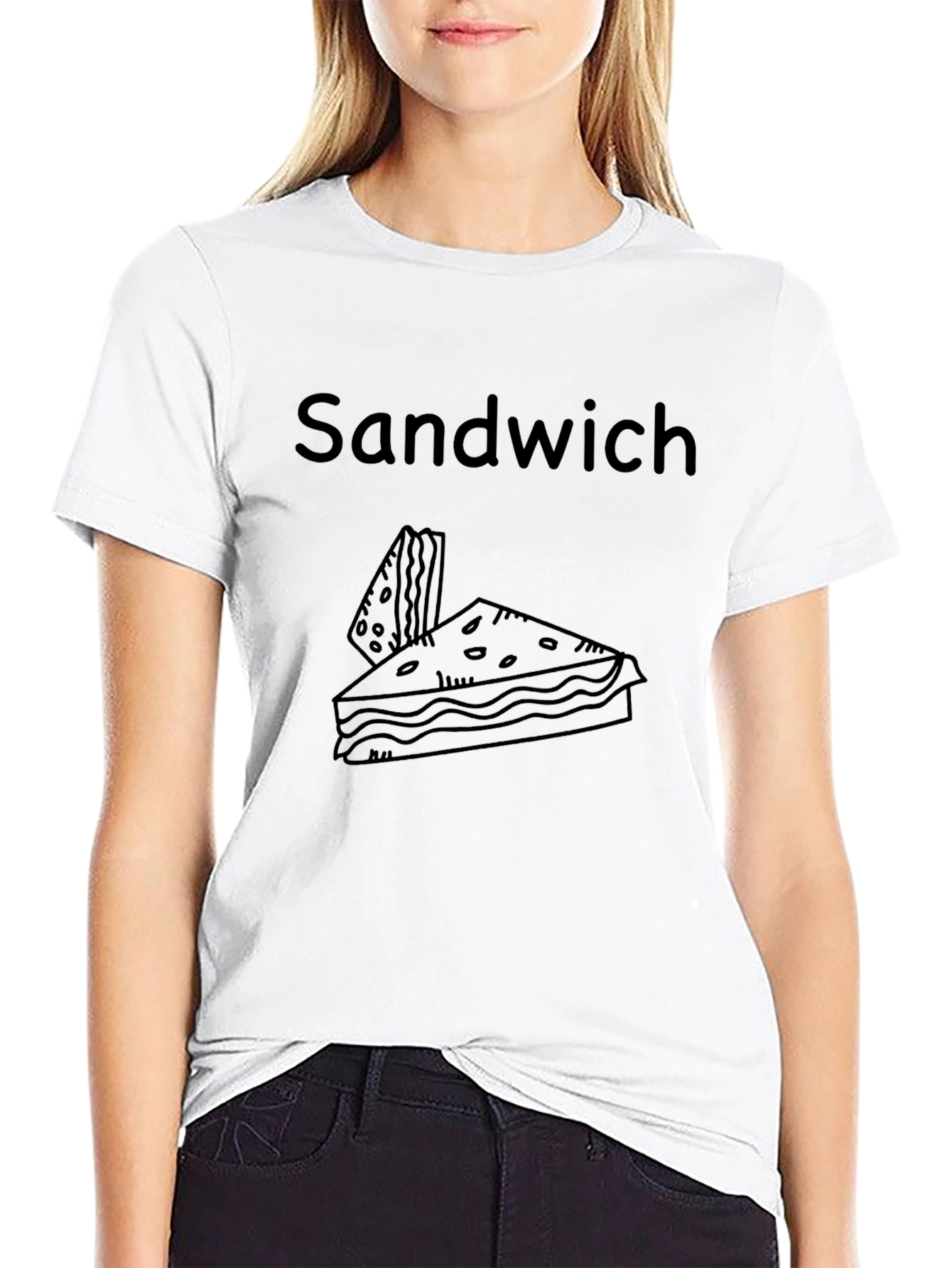 Sandwich Graphic Tee - Casual Comfort