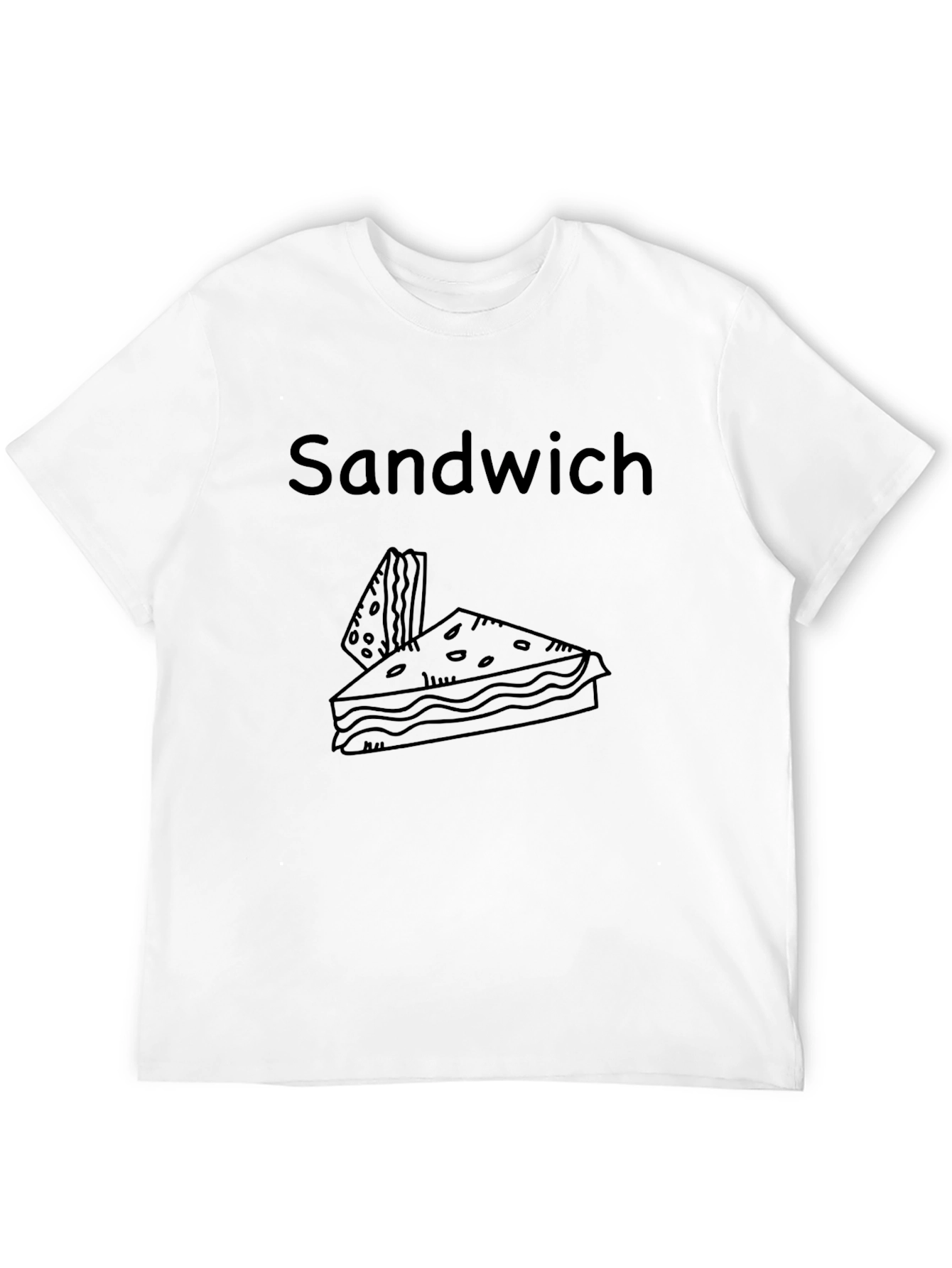 Sandwich Graphic Tee - Casual Comfort