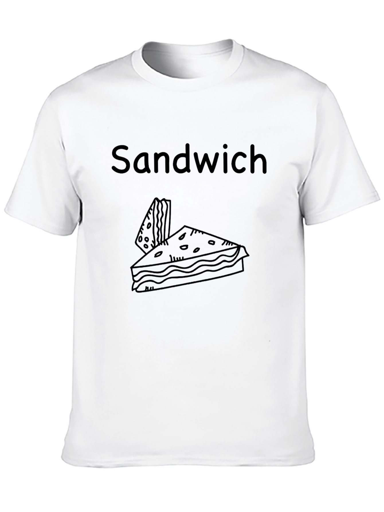 Sandwich Graphic Tee - Casual Comfort