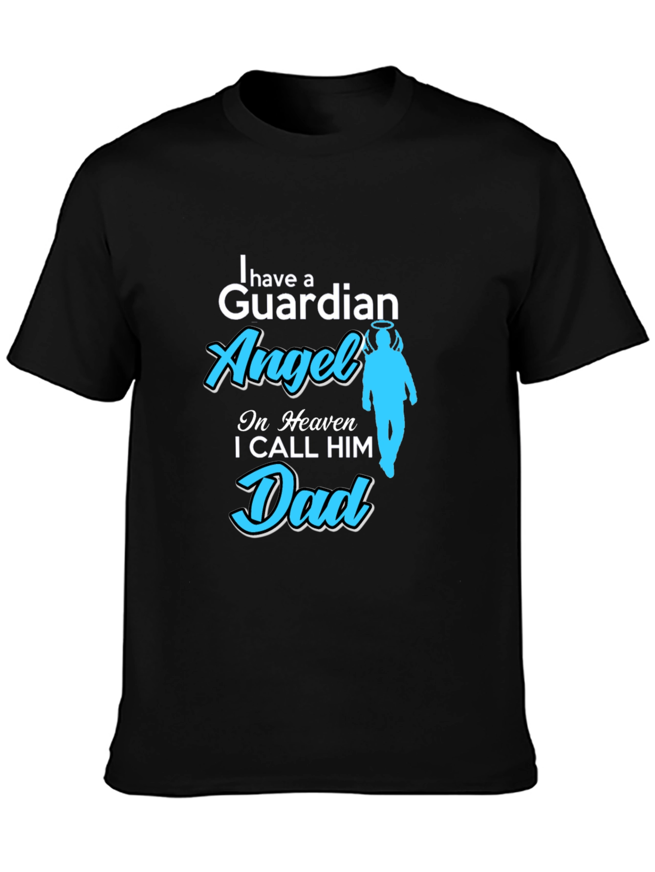 Guardian Angel Dad T-Shirt - Remembrance Gift