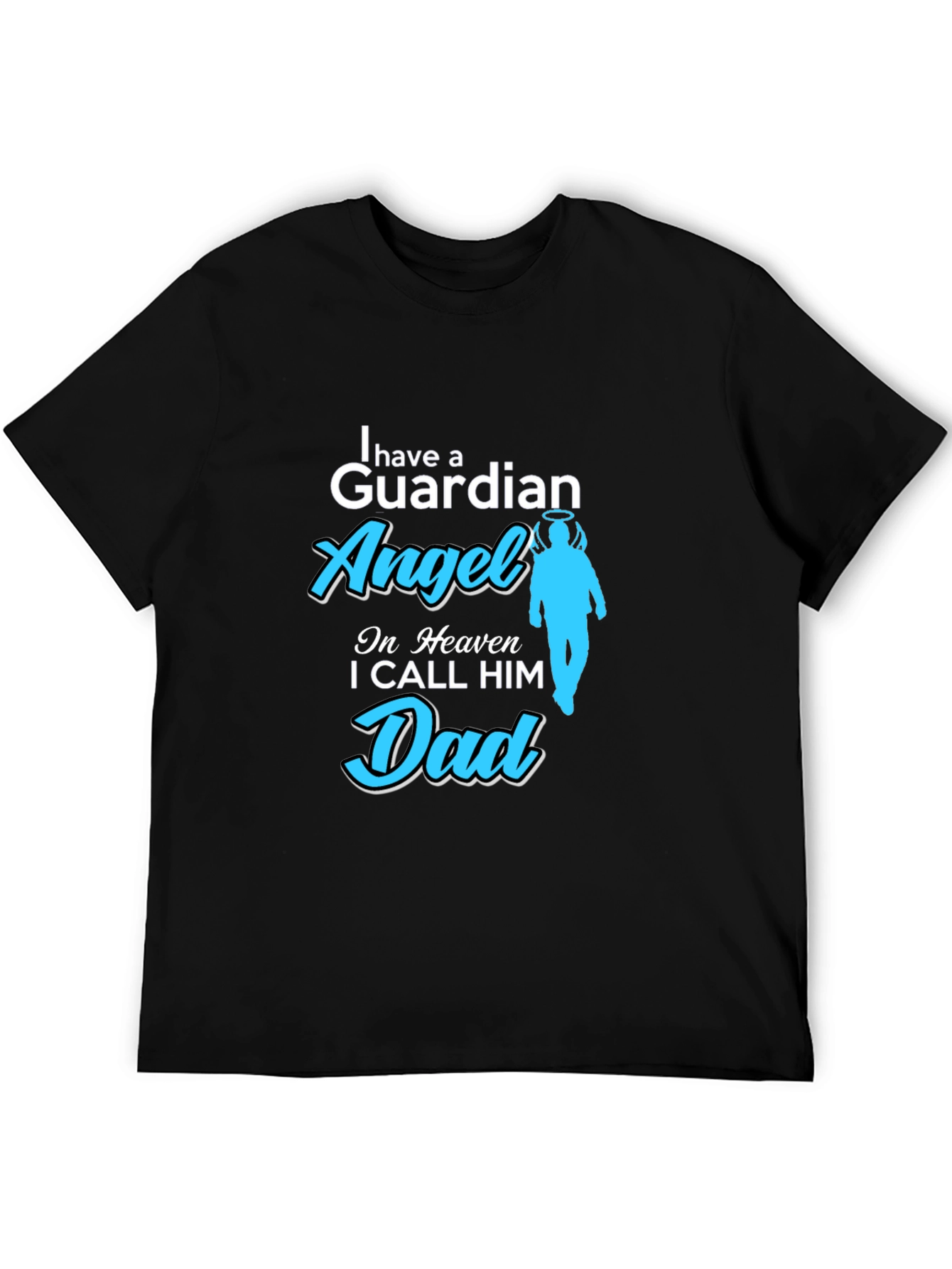 Guardian Angel Dad T-Shirt - Remembrance Gift