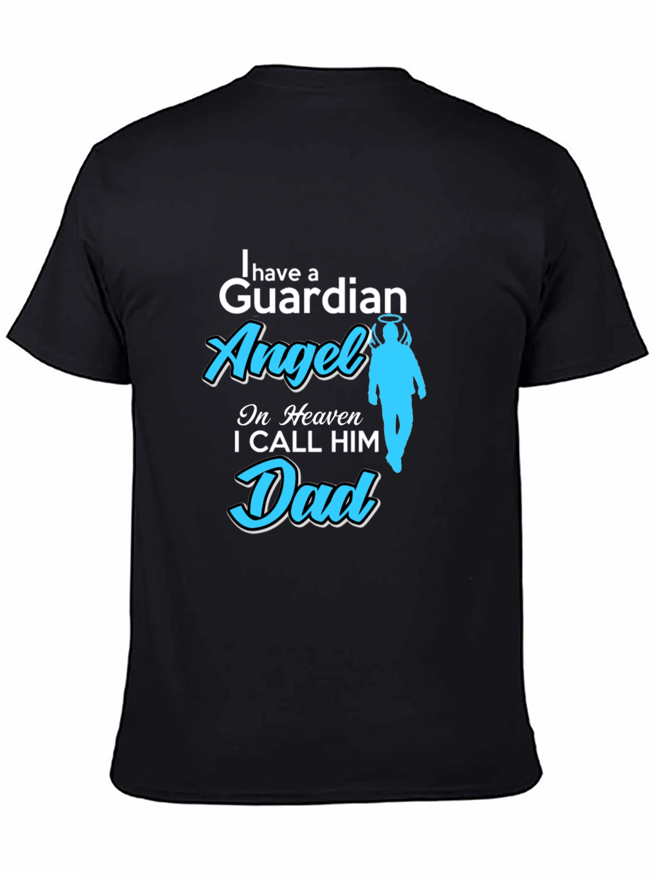 Guardian Angel Dad T-Shirt - Remembrance Gift