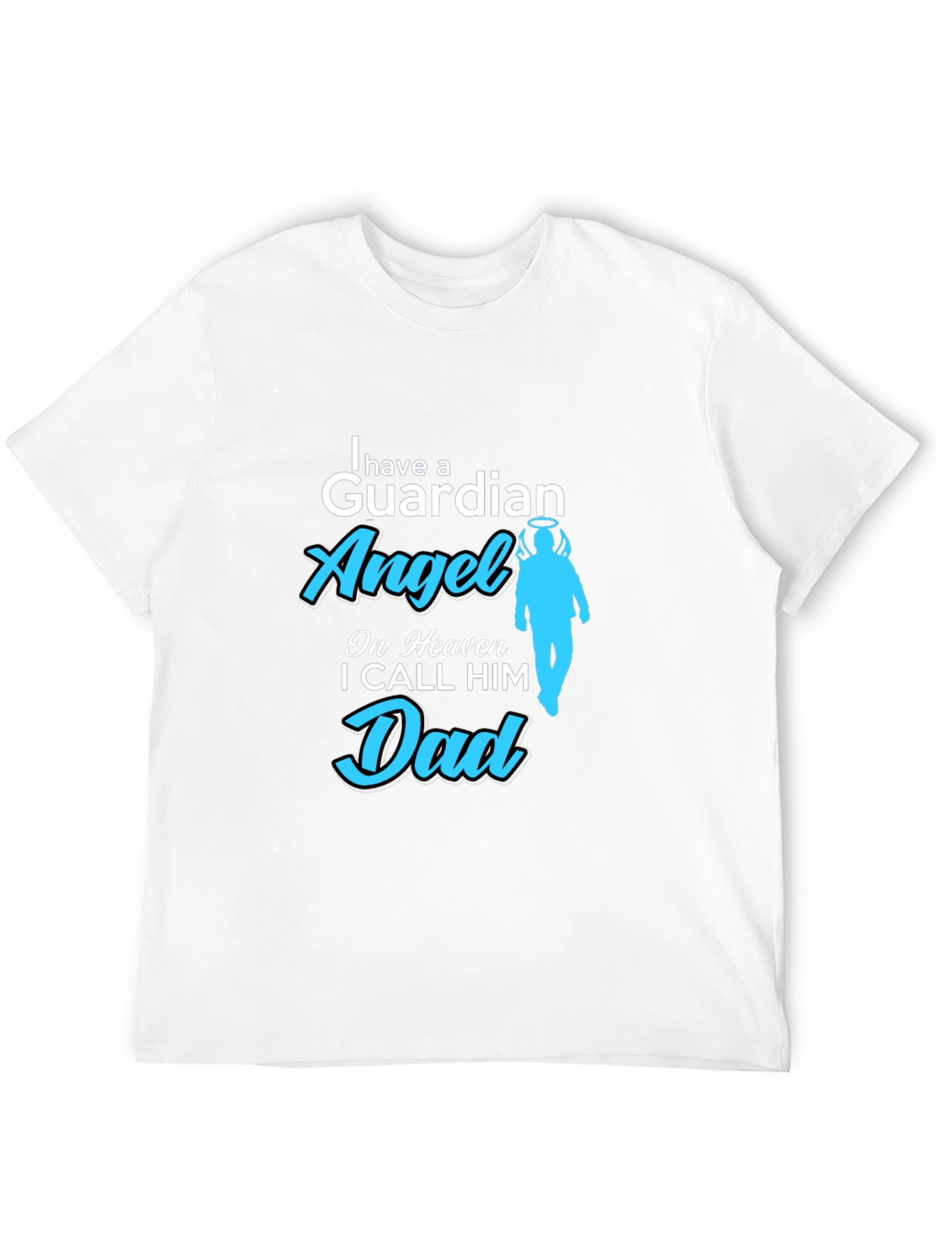 Guardian Angel Dad T-Shirt - Remembrance Gift