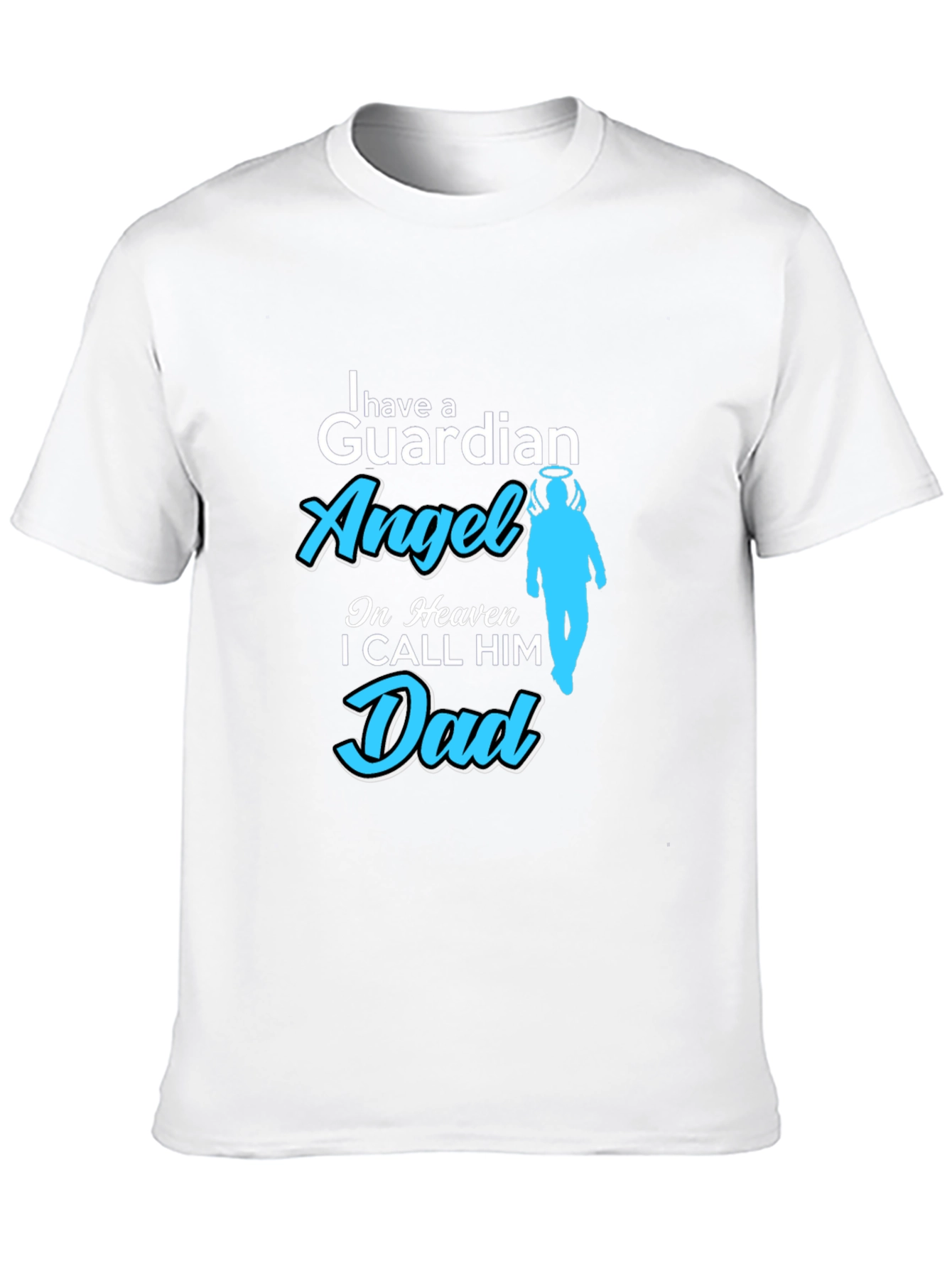 Guardian Angel Dad T-Shirt - Remembrance Gift