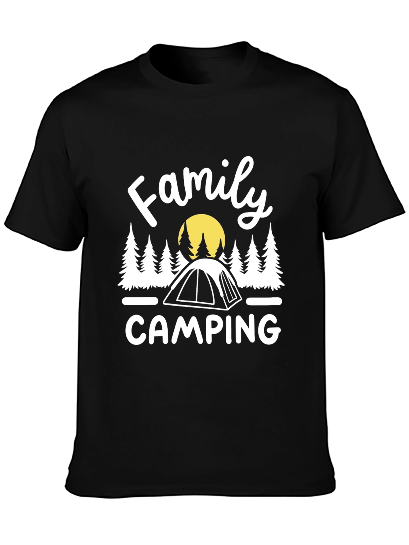 Family Camping Graphic Tee - Adventure Ready!