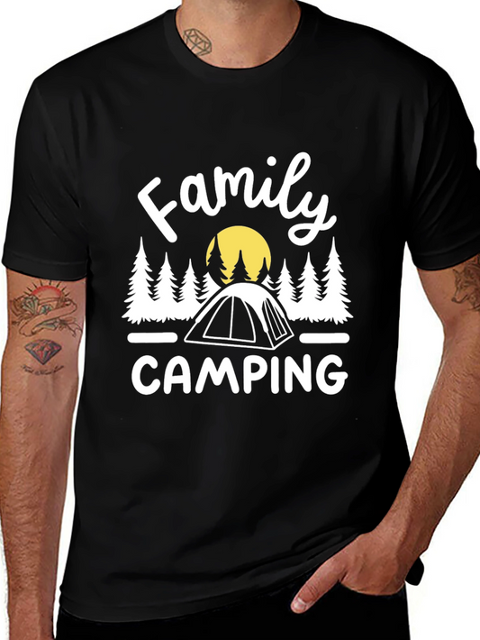 Family Camping Graphic Tee - Adventure Ready!