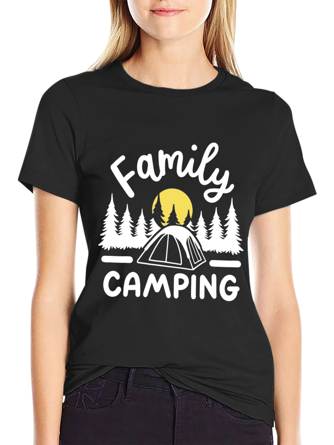 Family Camping Graphic Tee - Adventure Ready!