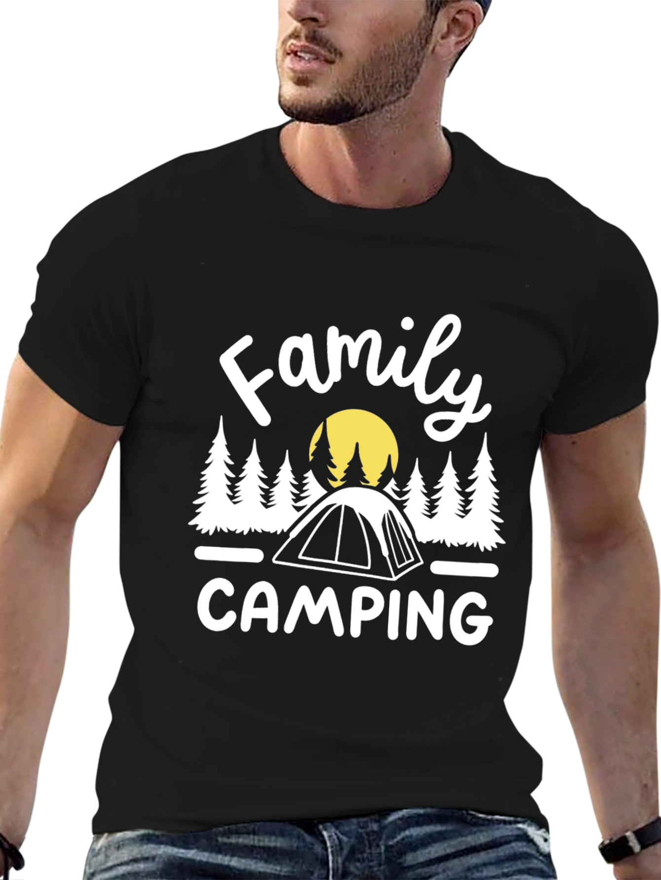 Family Camping Graphic Tee - Adventure Ready!