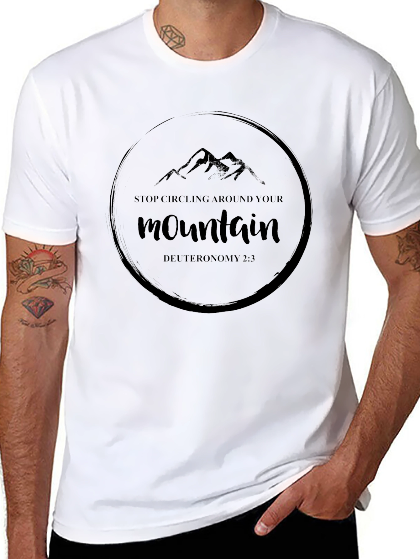 Stop Circling Mountain T-Shirt - Deuteronomy 2:3