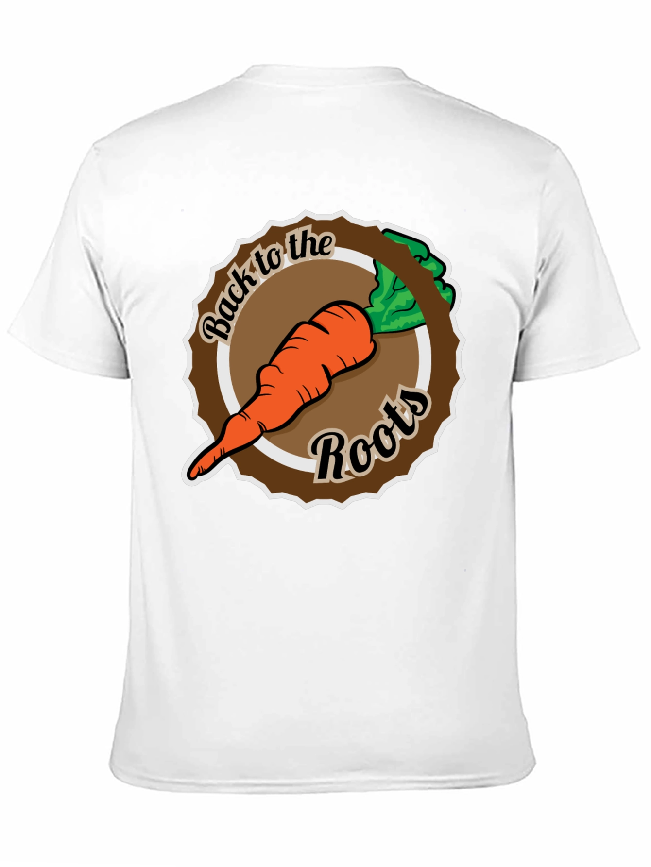 Back to the Roots Carrot Graphic Tee - Black