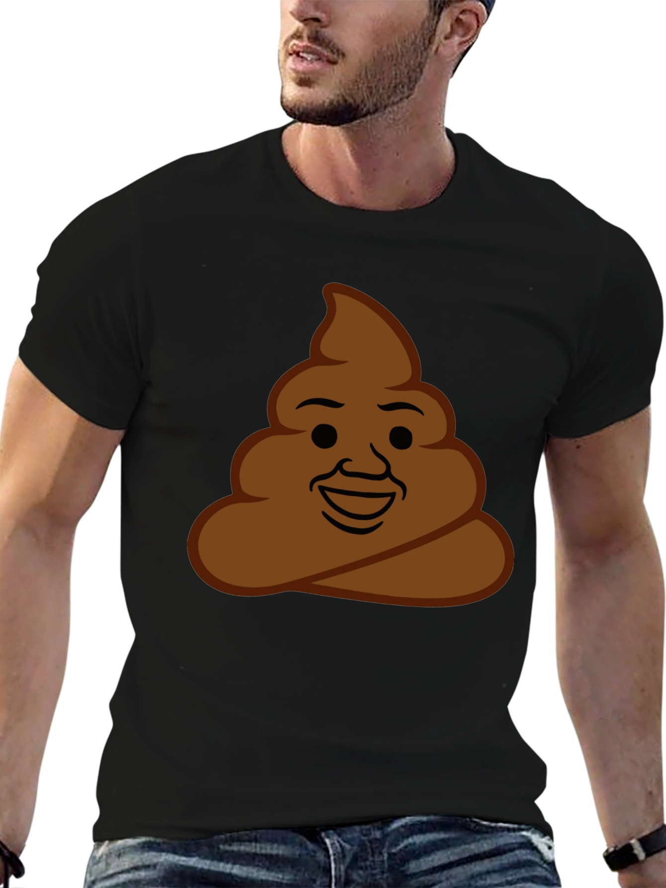 Poop Emoji Graphic Tee - Funny Unisex T-Shirt