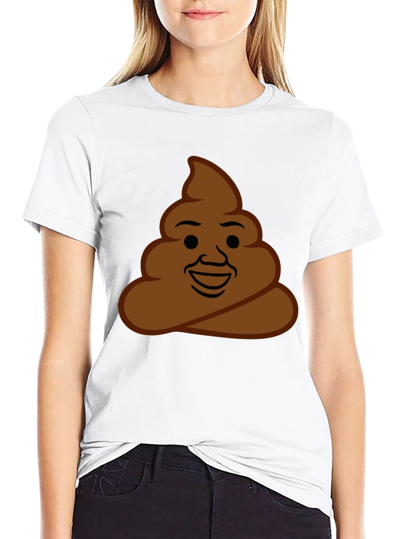 Poop Emoji Graphic Tee - Funny Unisex T-Shirt