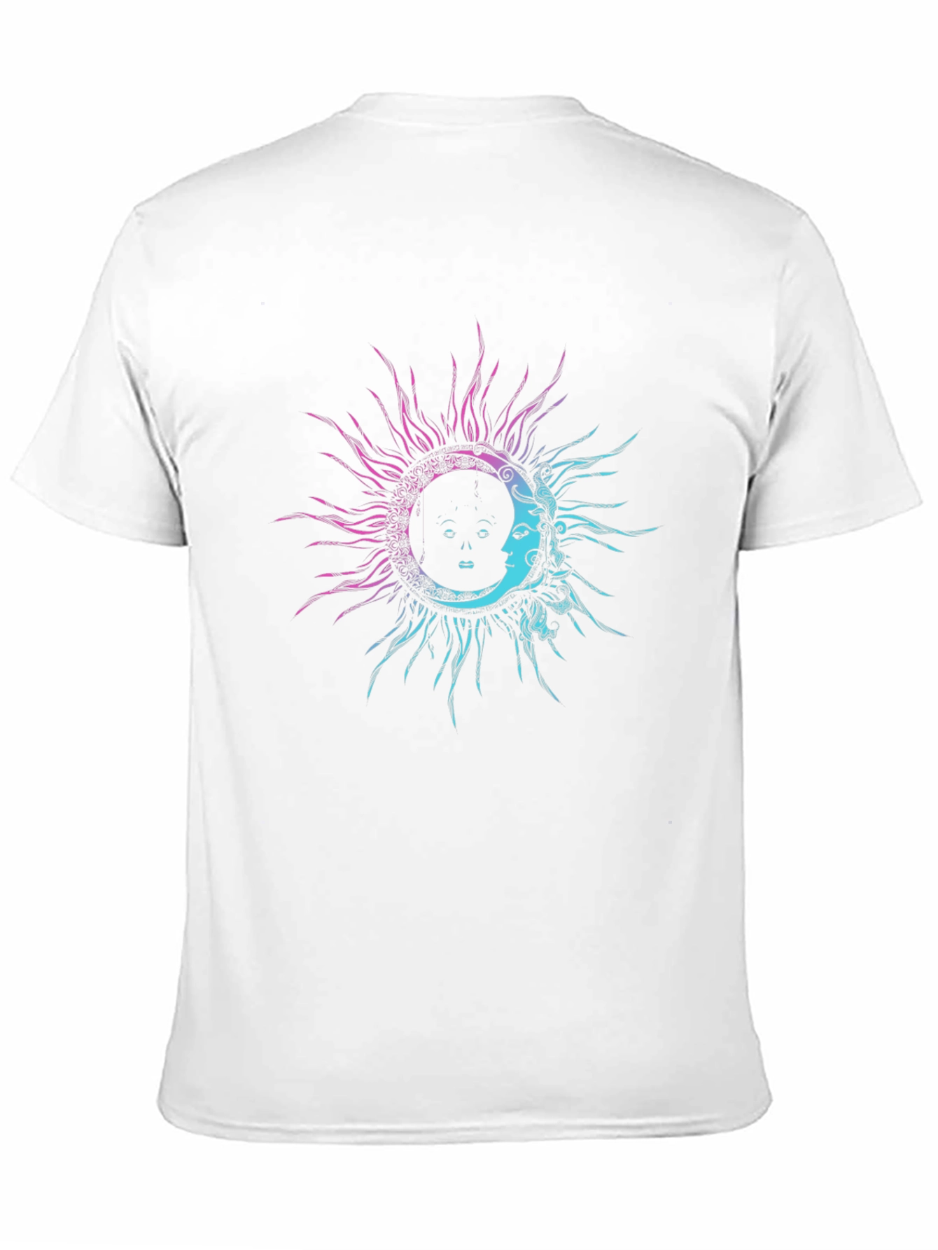 Sun & Moon Graphic Tee - Celestial Design