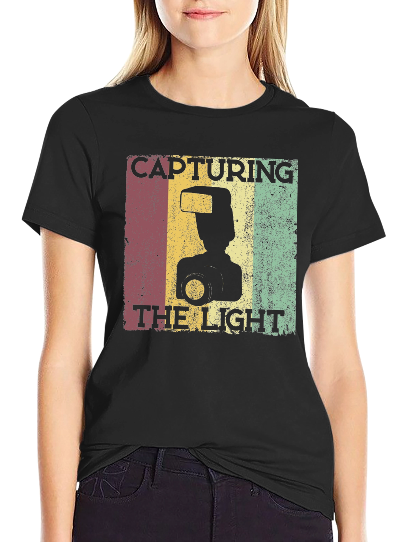 Capturing the Light Retro Photographer T-Shirt
