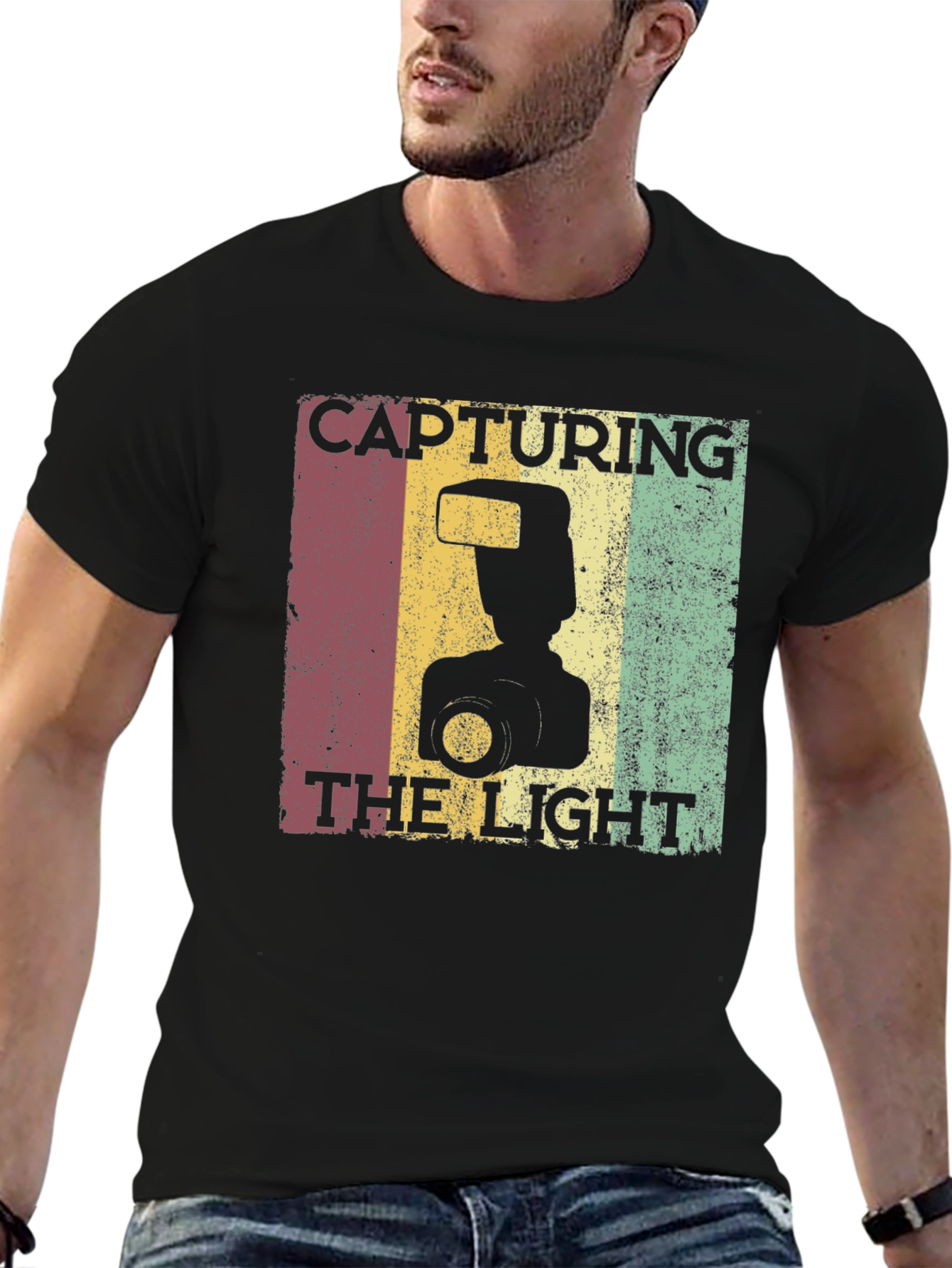 Capturing the Light Retro Photographer T-Shirt