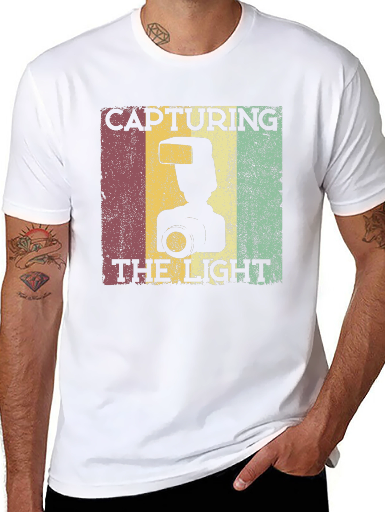 Capturing the Light Retro Photographer T-Shirt