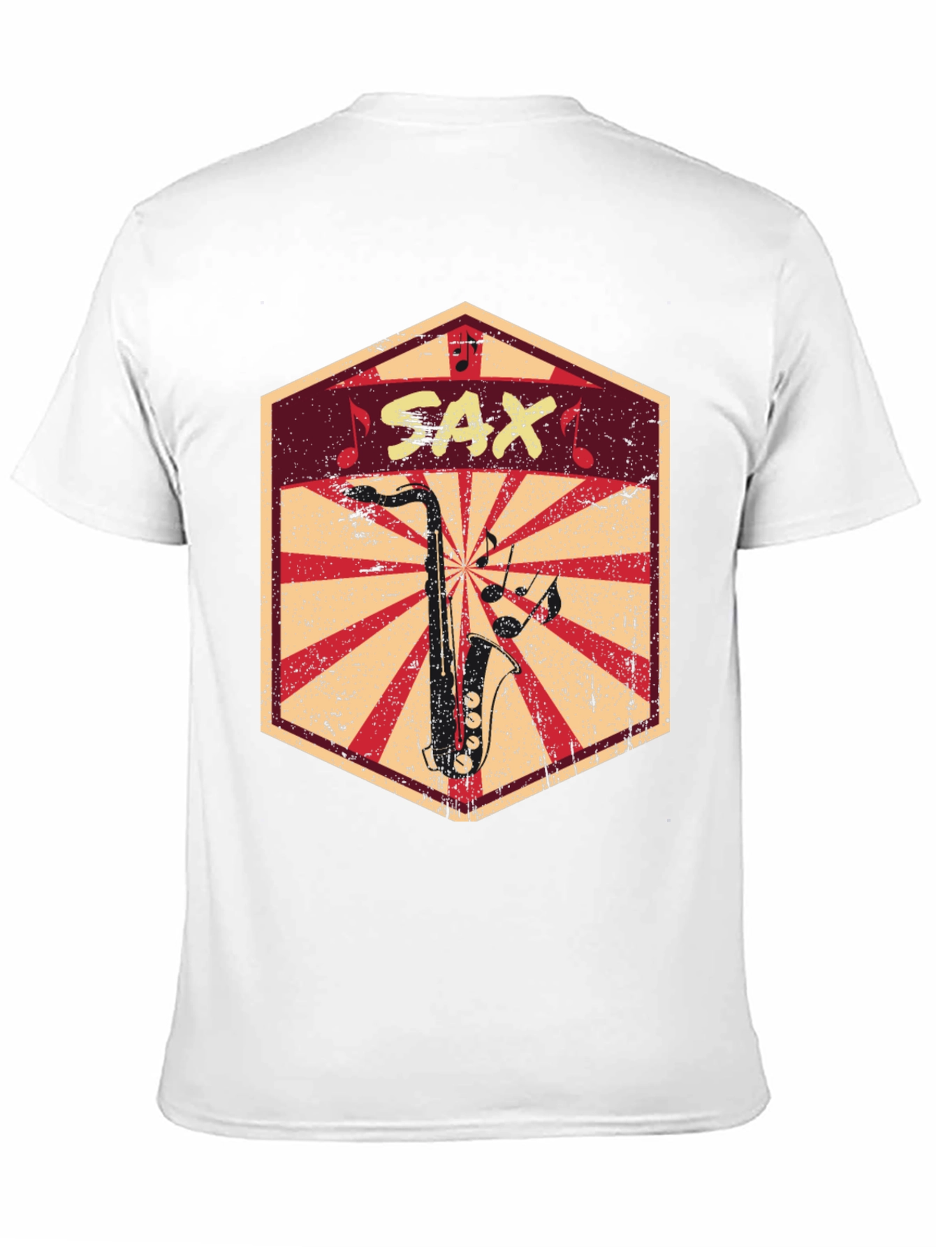 Saxophone Graphic Tee - Music Lovers T-Shirt
