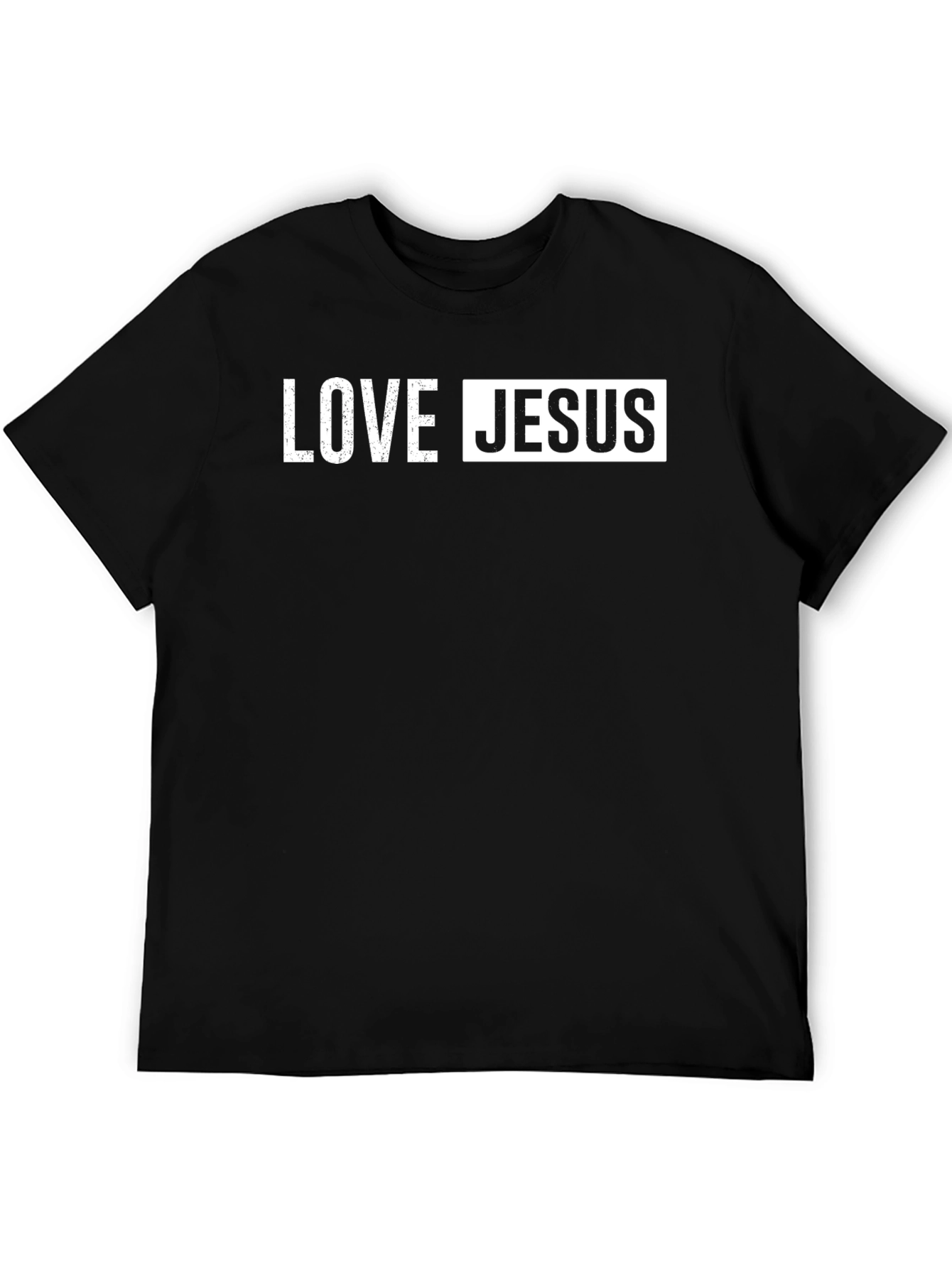 Love Jesus Black T-Shirt