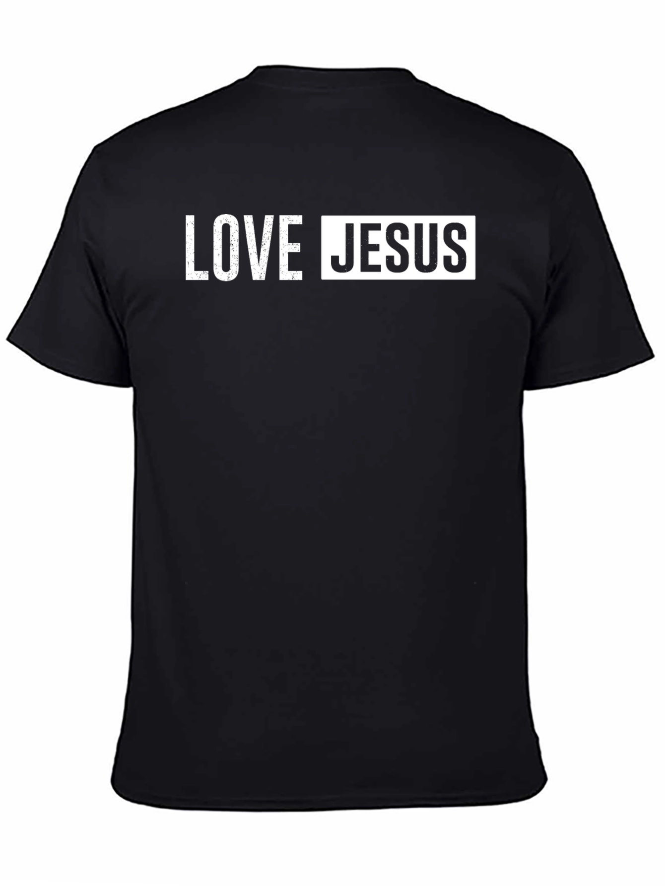 Love Jesus Black T-Shirt
