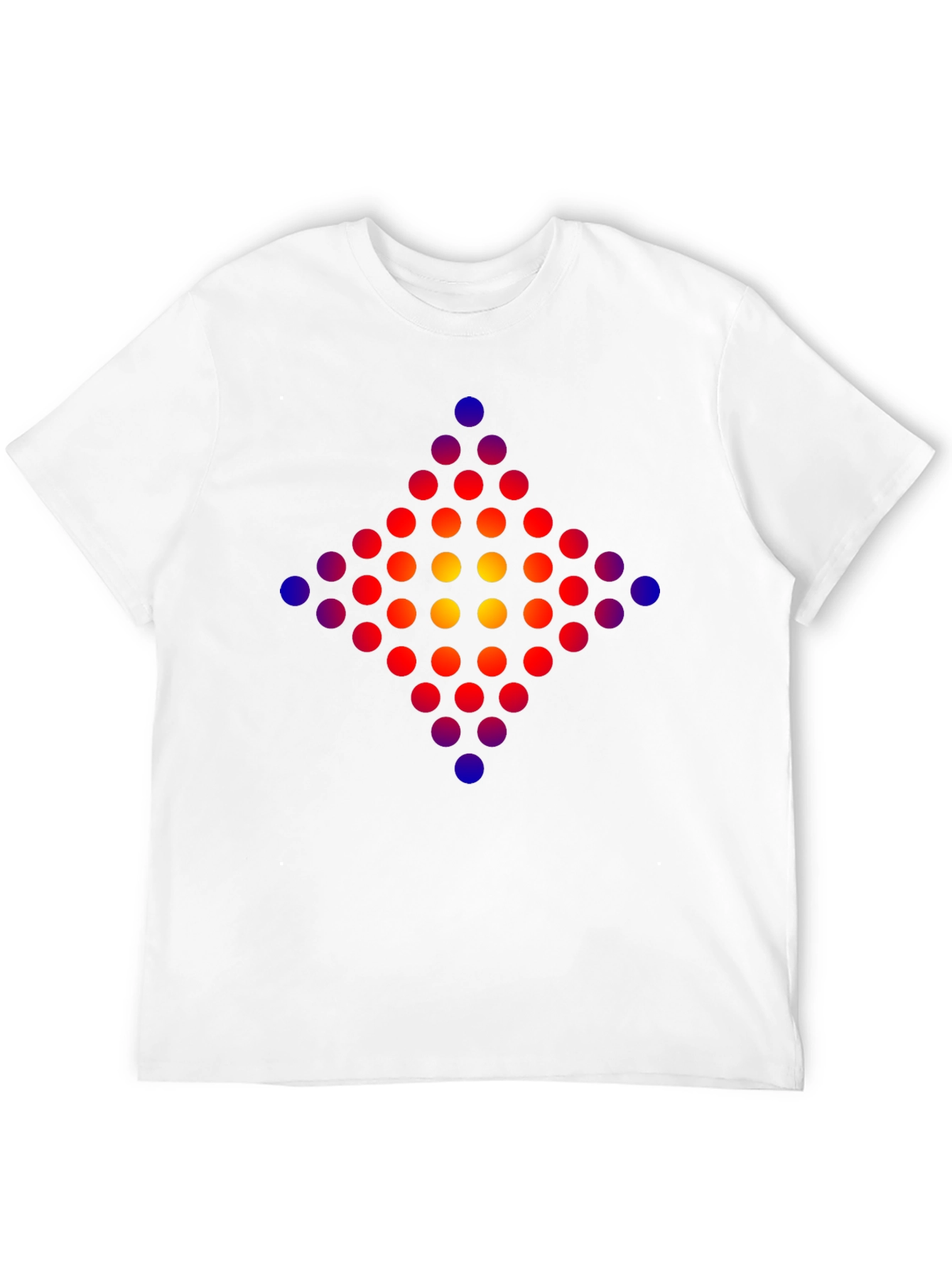 Geometric Dot Pattern T-Shirt