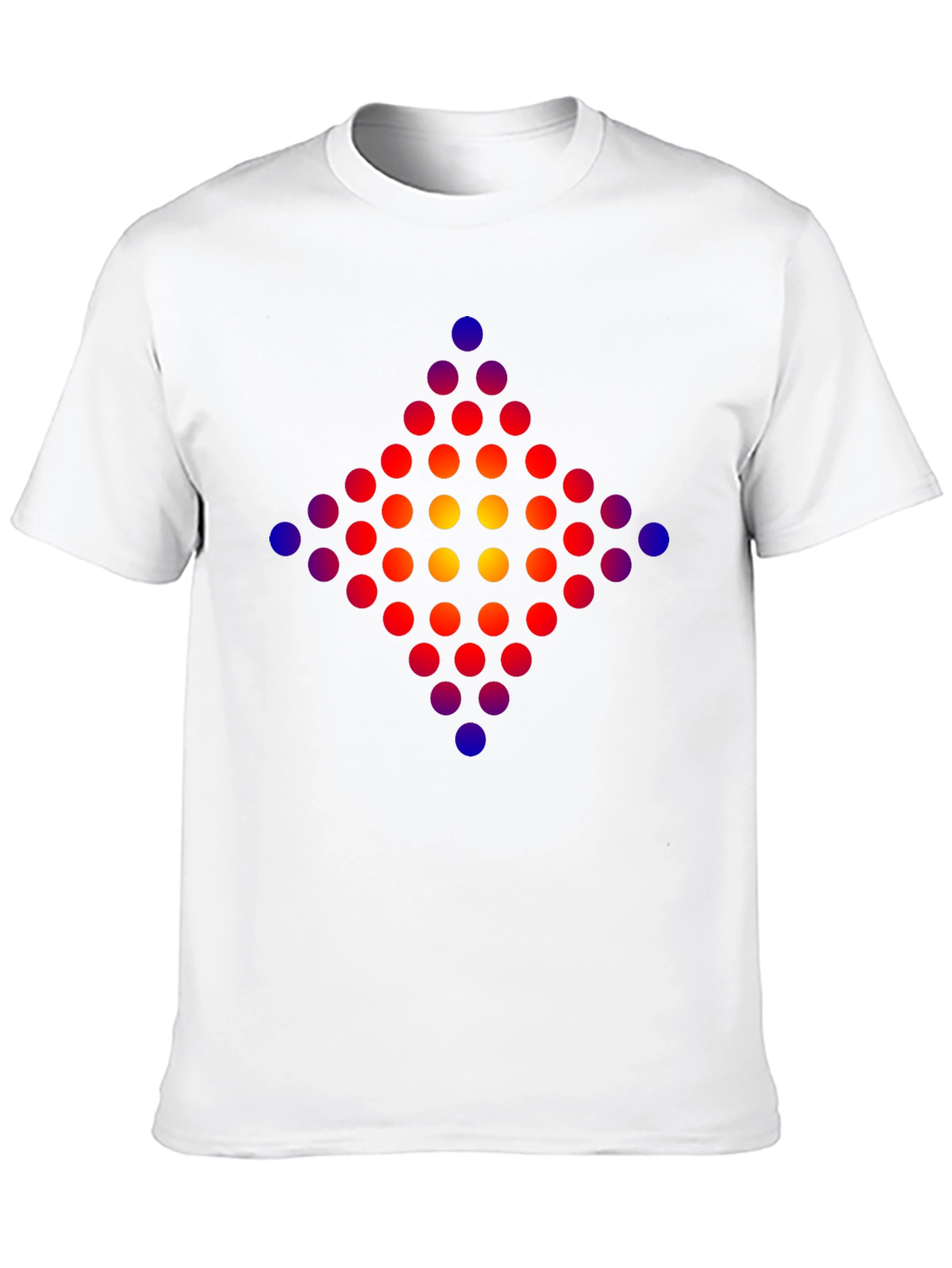Geometric Dot Pattern T-Shirt