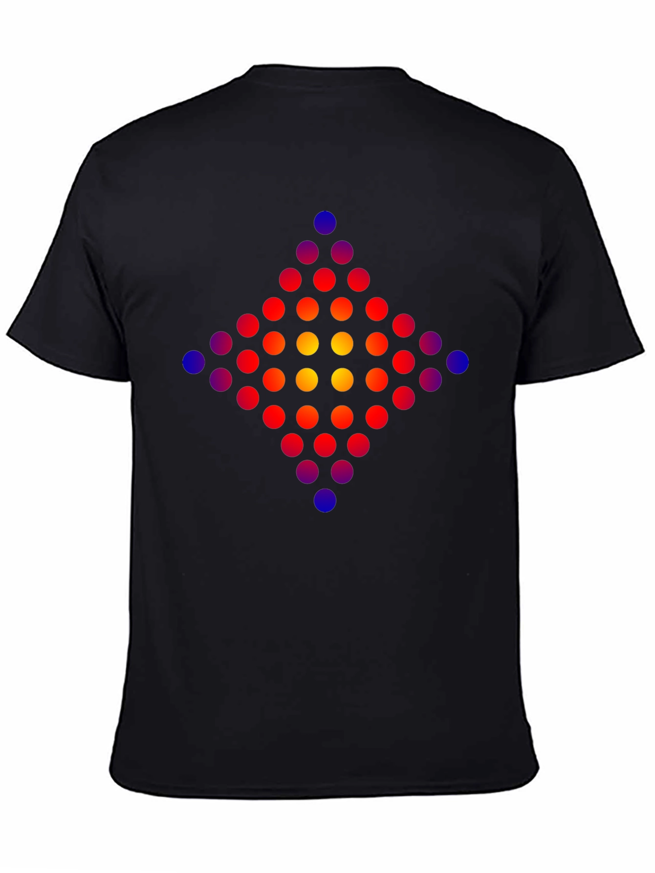 Geometric Dot Pattern T-Shirt