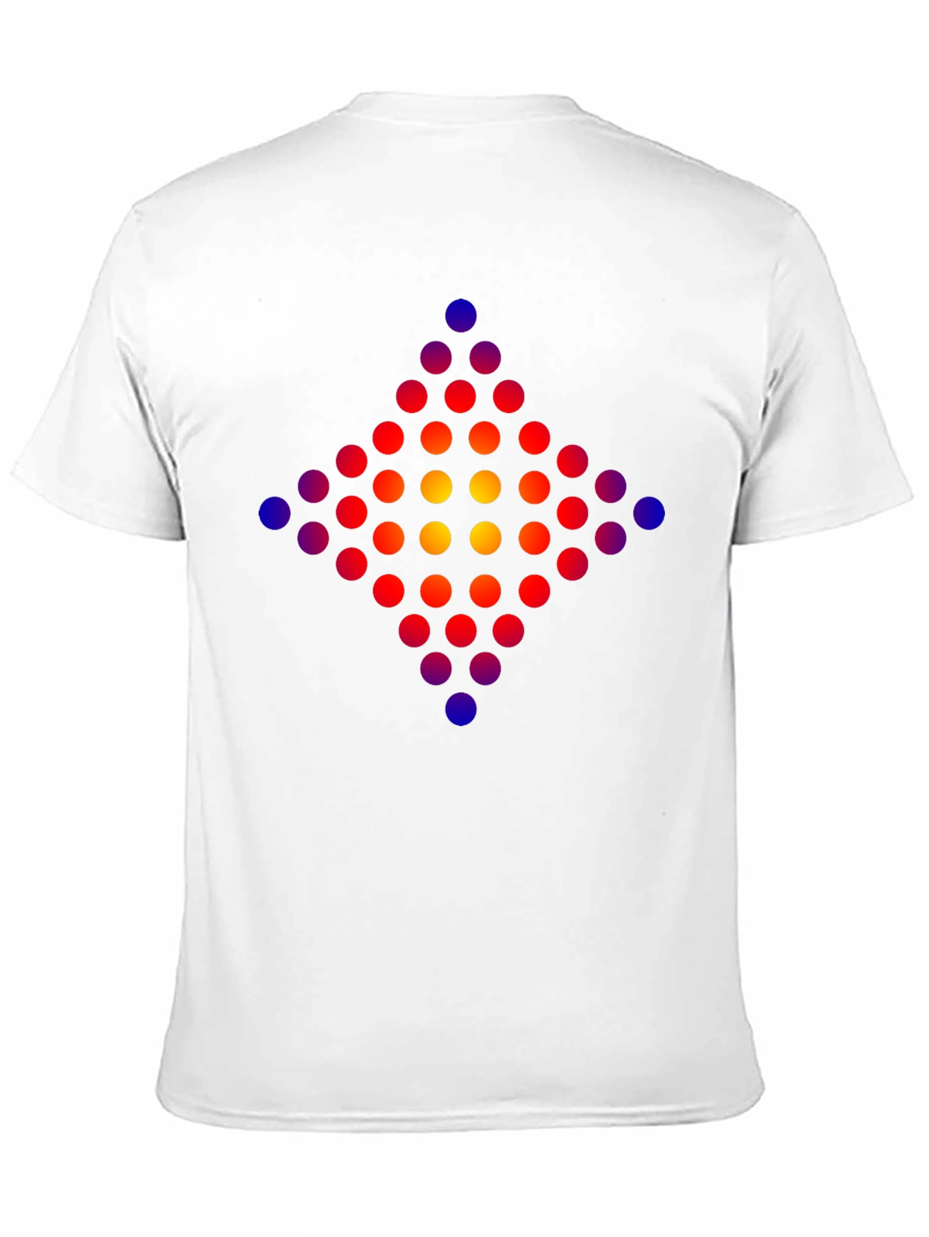 Geometric Dot Pattern T-Shirt