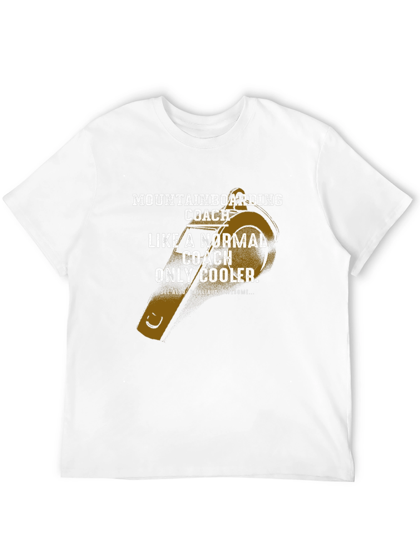 Mountainboarding Coach Graphic Tee - Cool Design