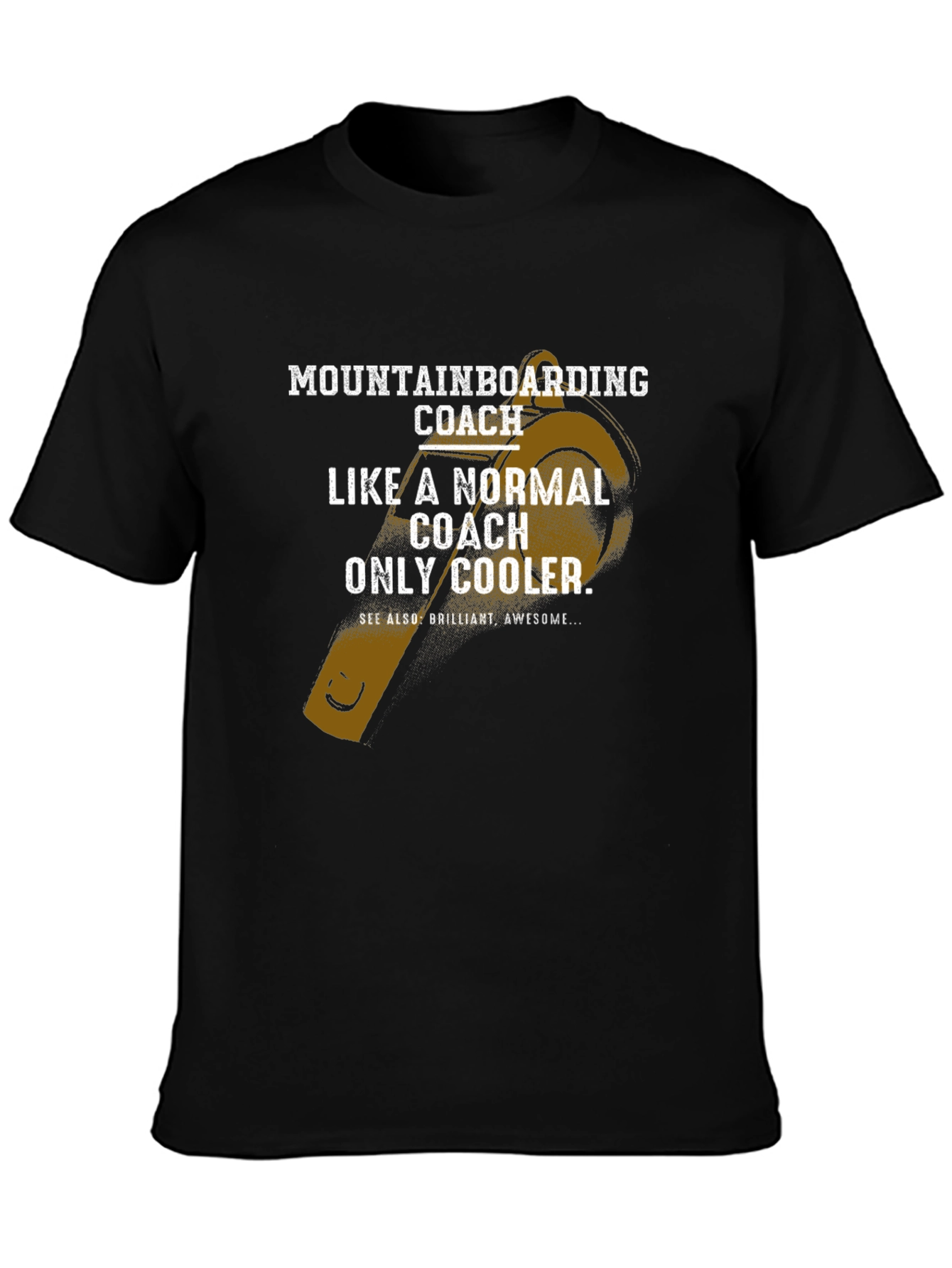 Mountainboarding Coach Graphic Tee - Cool Design