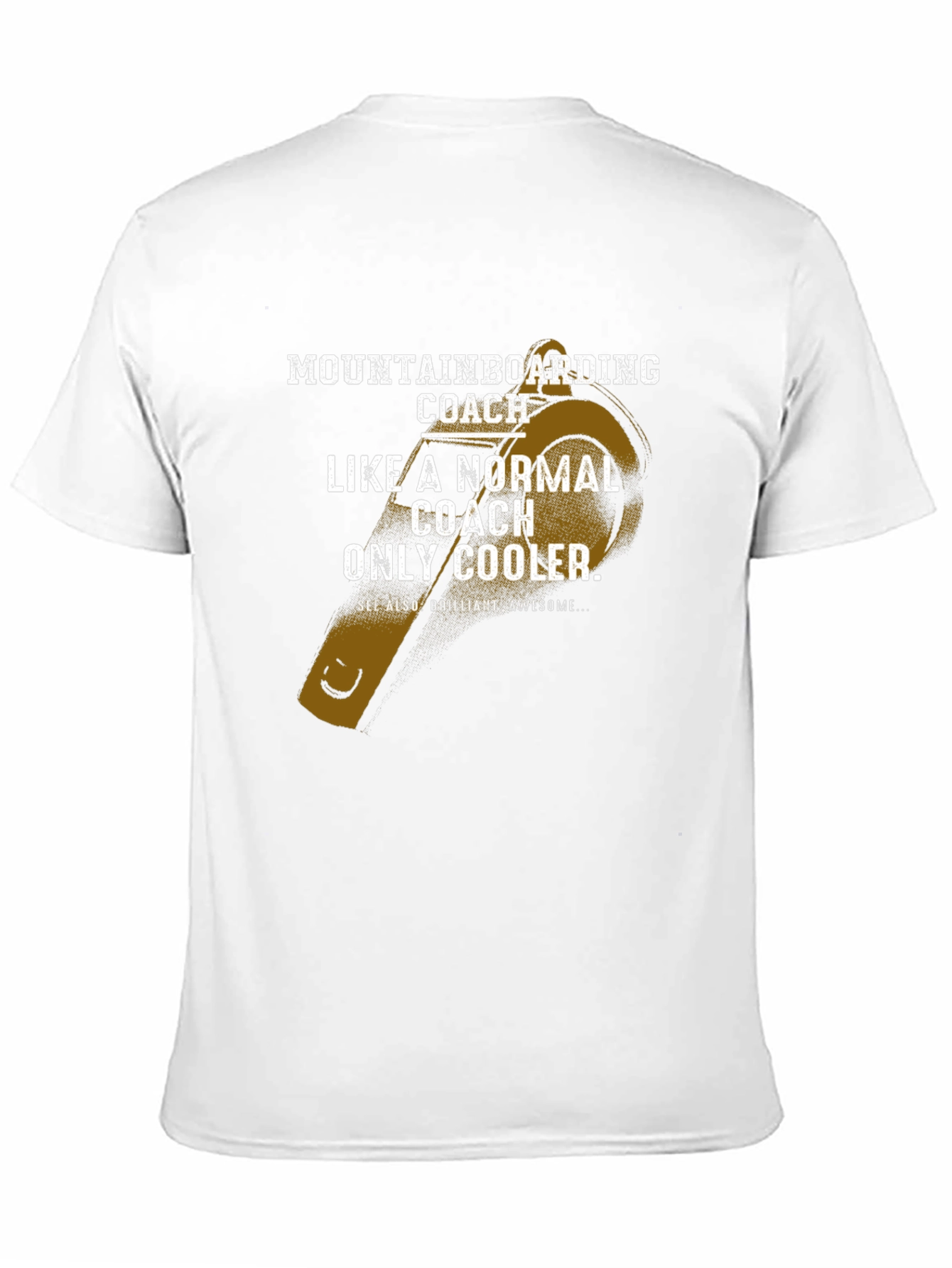 Mountainboarding Coach Graphic Tee - Cool Design