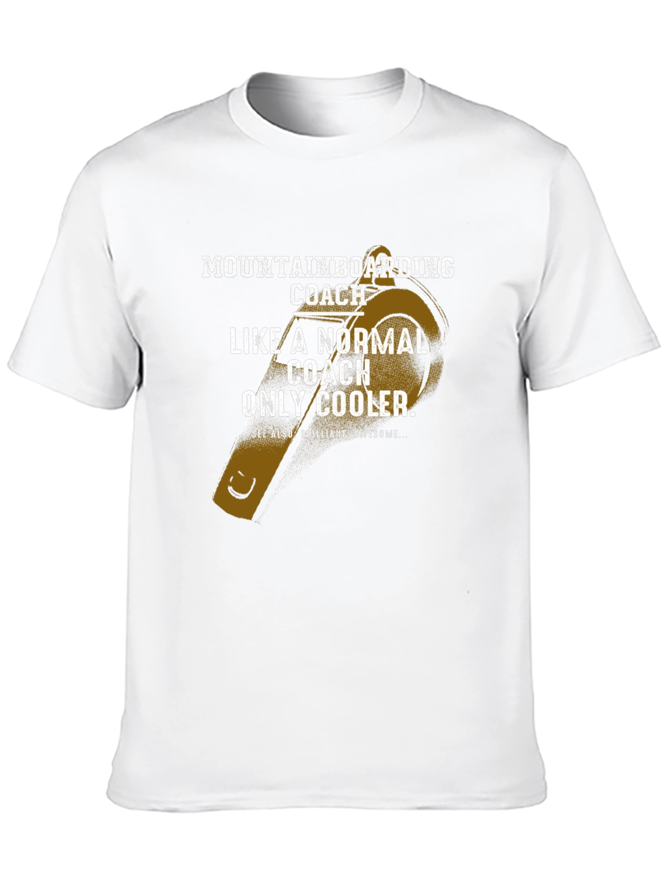 Mountainboarding Coach Graphic Tee - Cool Design