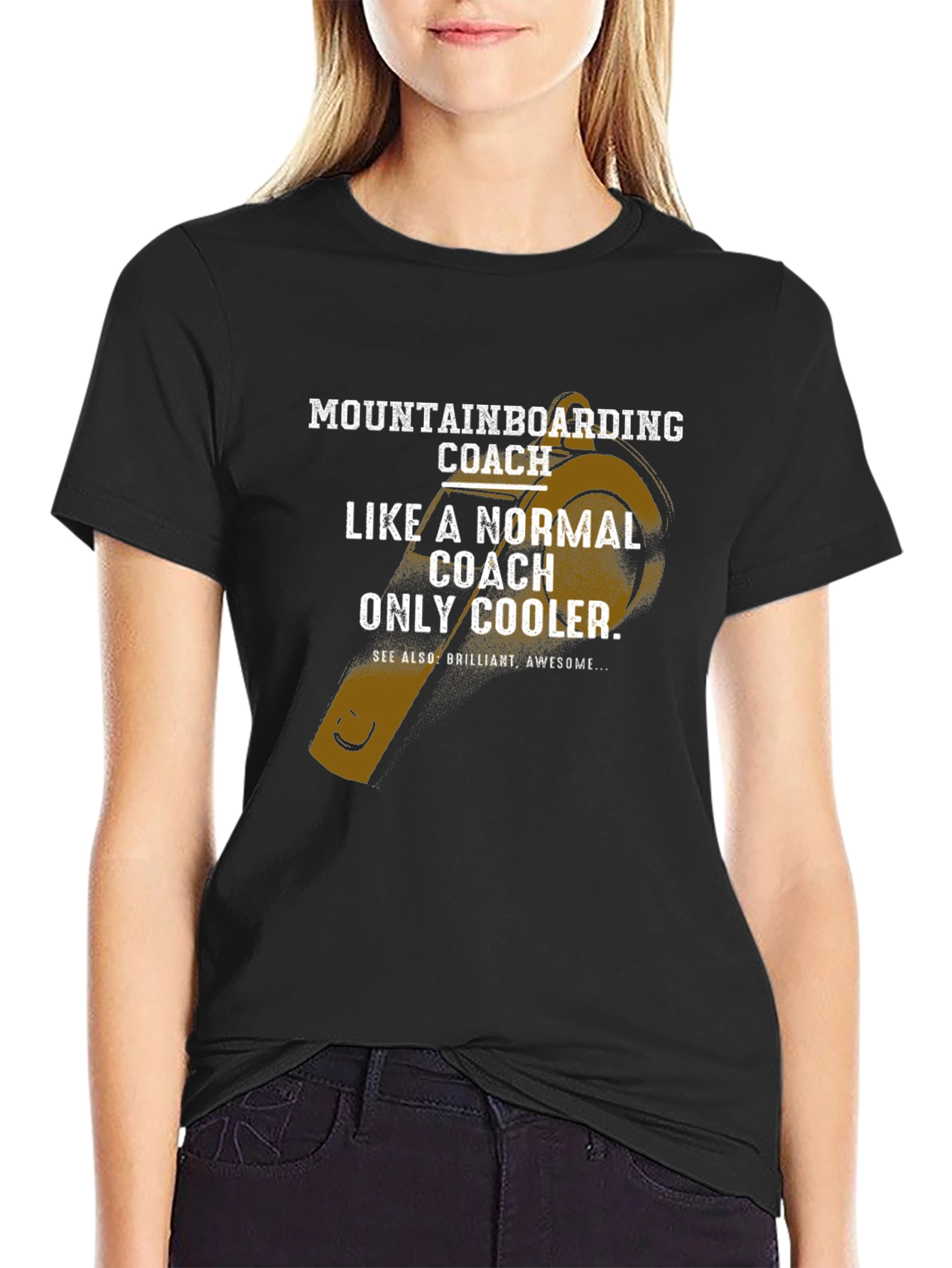 Mountainboarding Coach Graphic Tee - Cool Design