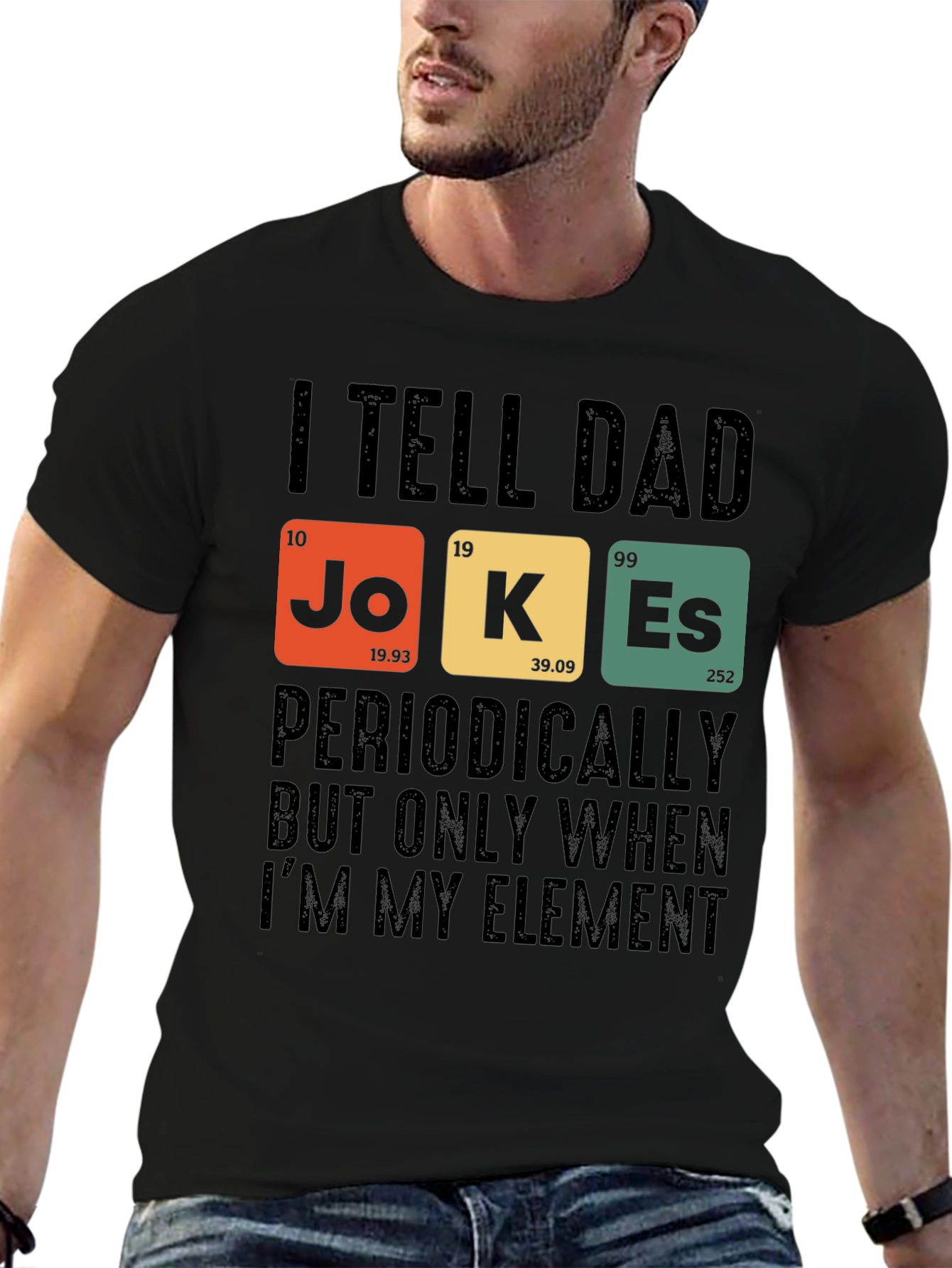 Dad Jokes T-Shirt: Periodic Table Element Humor
