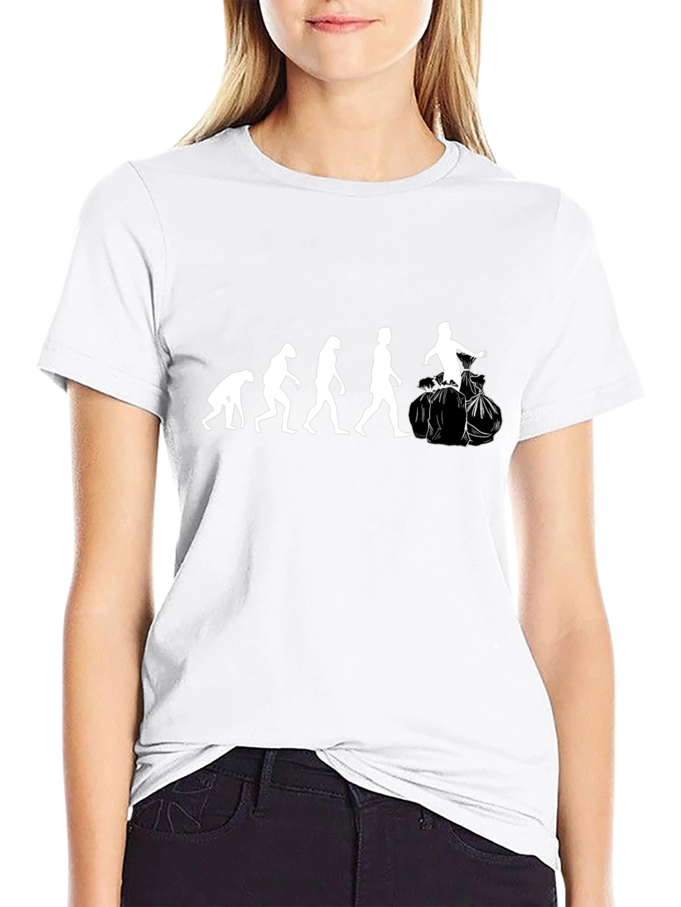 Evolution of Garbage Man T-Shirt