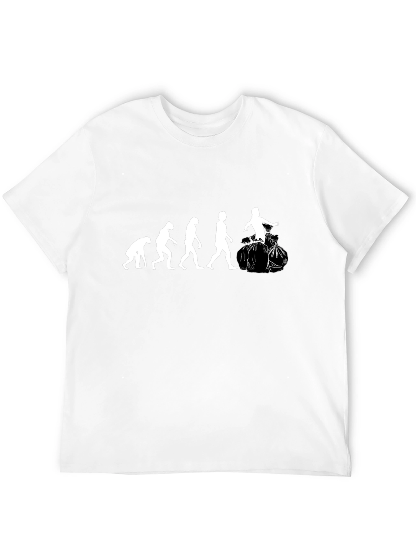 Evolution of Garbage Man T-Shirt