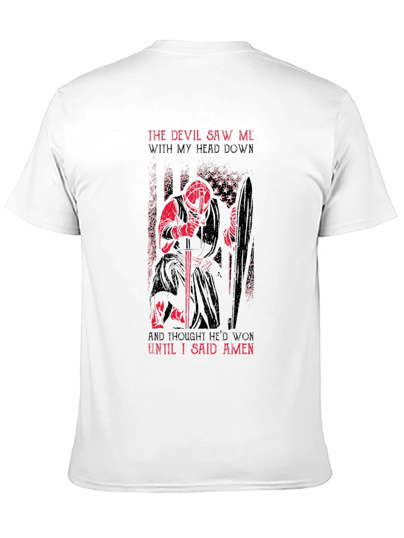 Devil Saw Me I Said Amen Graphic Tee