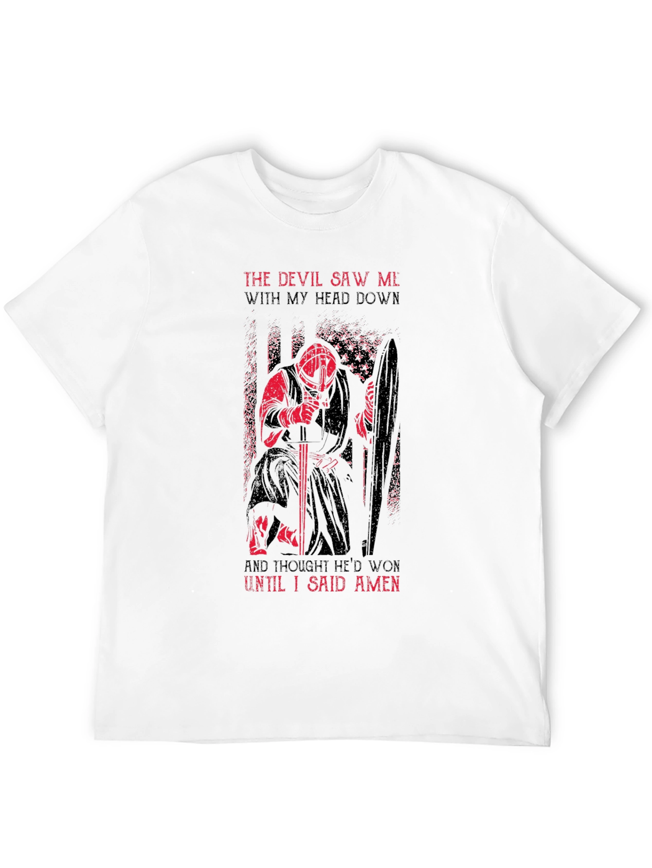 Devil Saw Me I Said Amen Graphic Tee