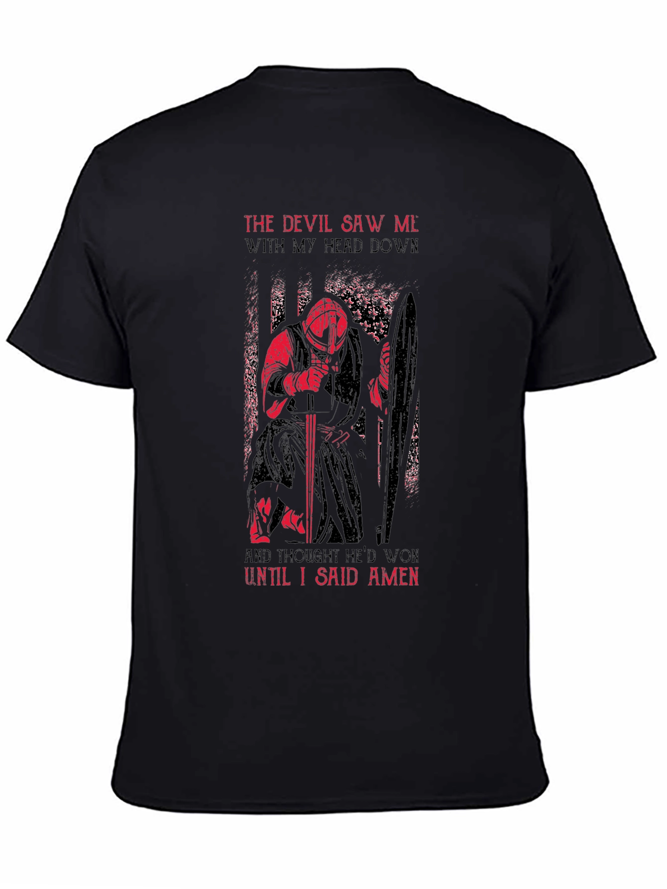 Devil Saw Me I Said Amen Graphic Tee