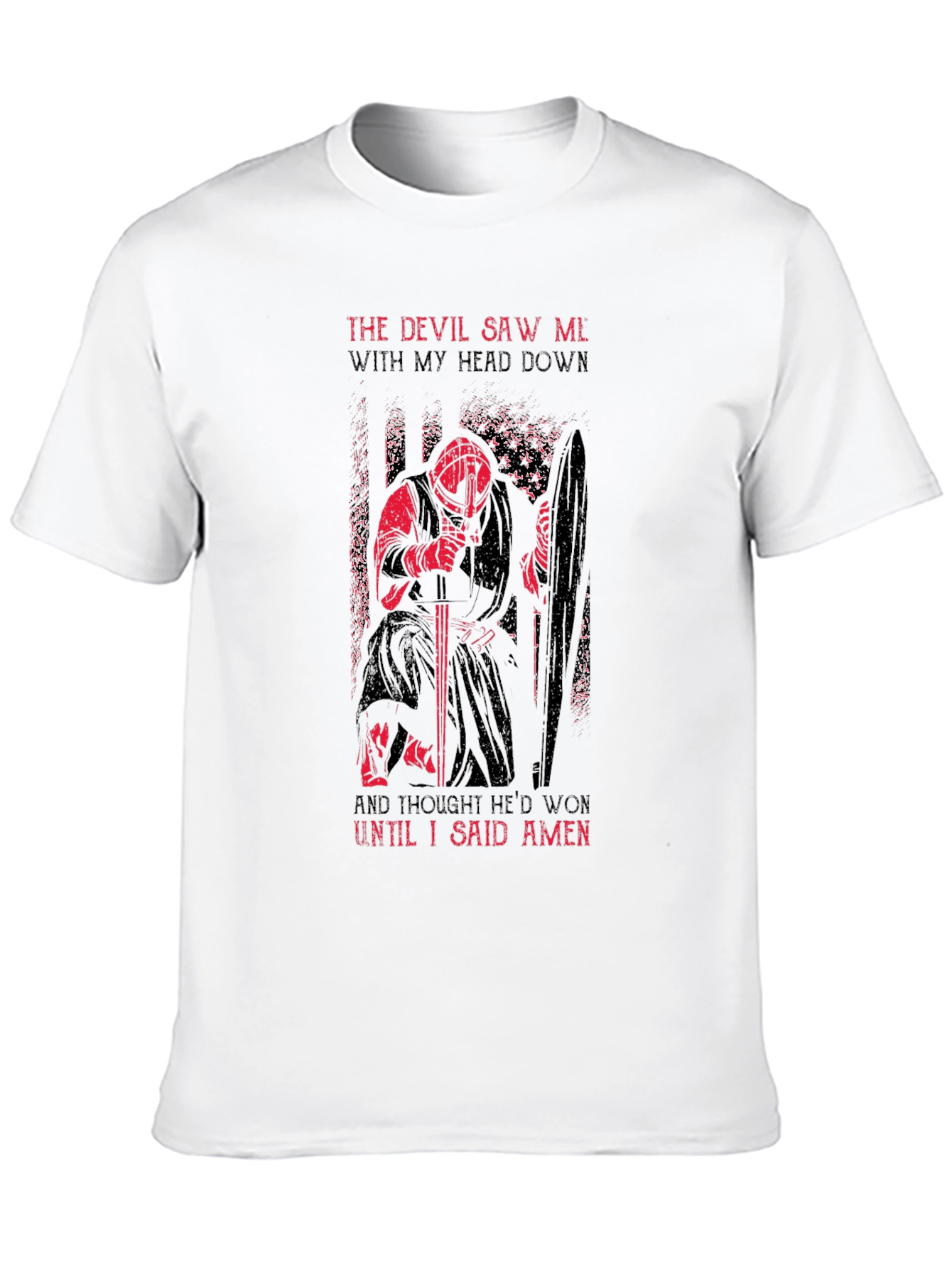 Devil Saw Me I Said Amen Graphic Tee