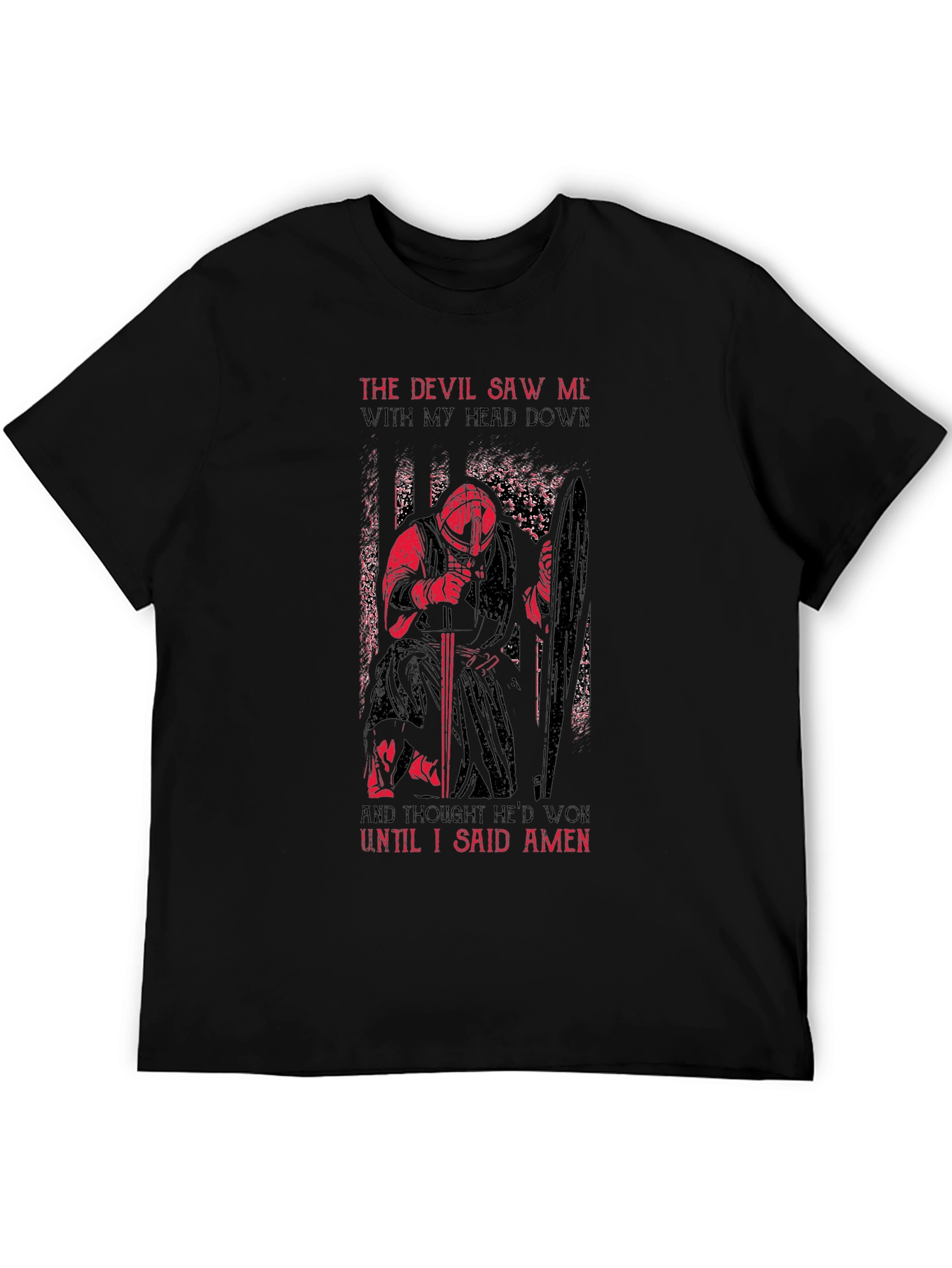 Devil Saw Me I Said Amen Graphic Tee