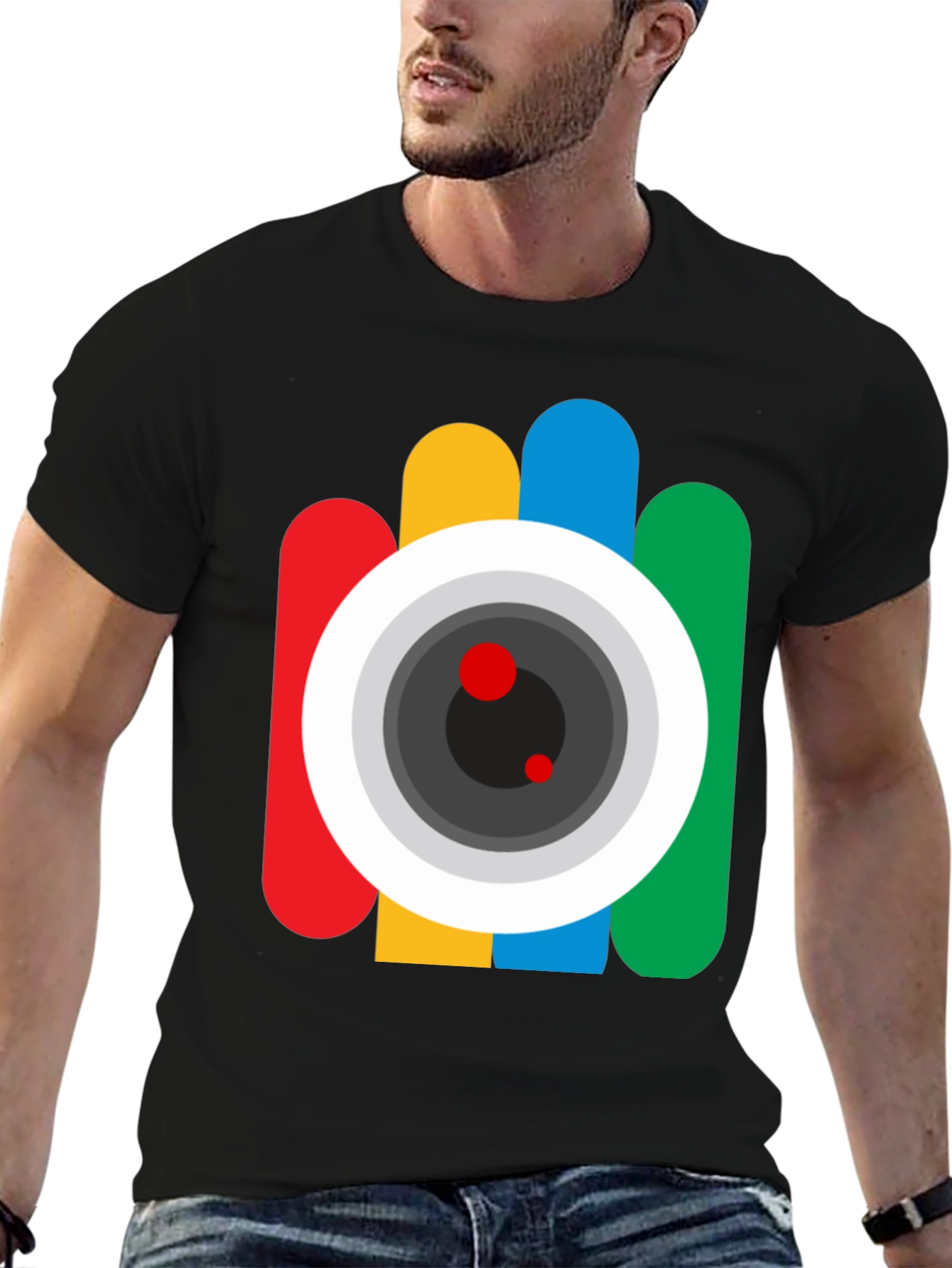 Modern Camera Graphic T-Shirt