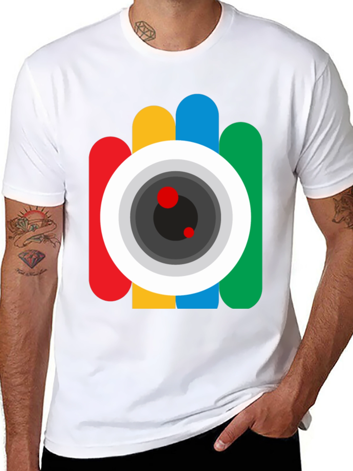 Modern Camera Graphic T-Shirt