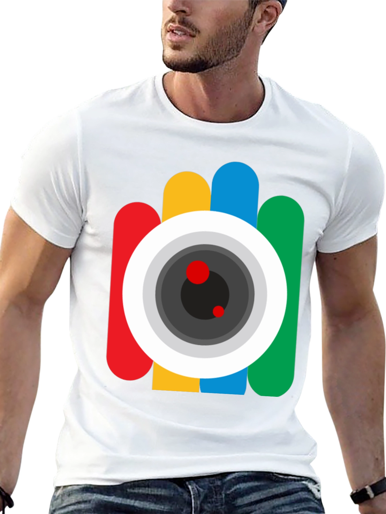 Modern Camera Graphic T-Shirt