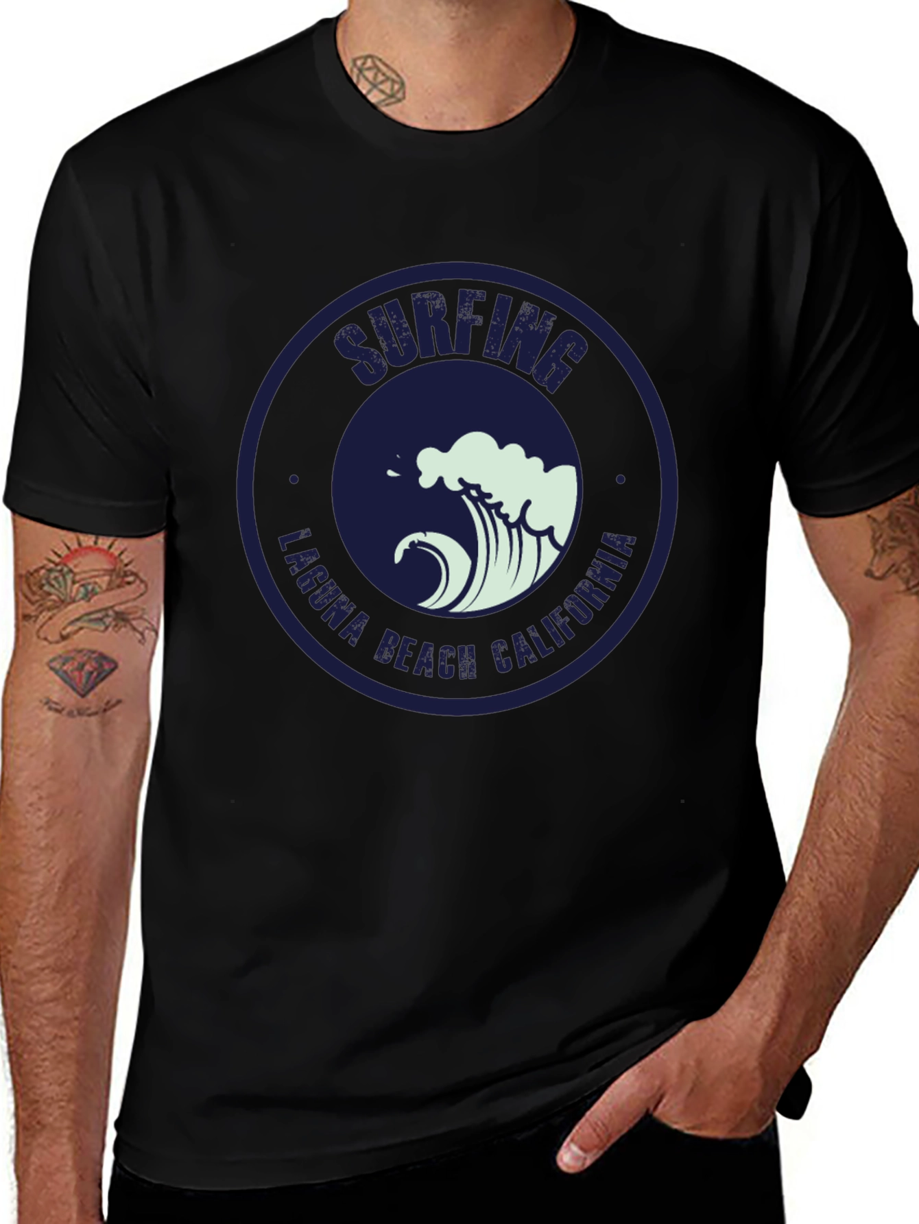 Surfing Laguna Beach California Tee