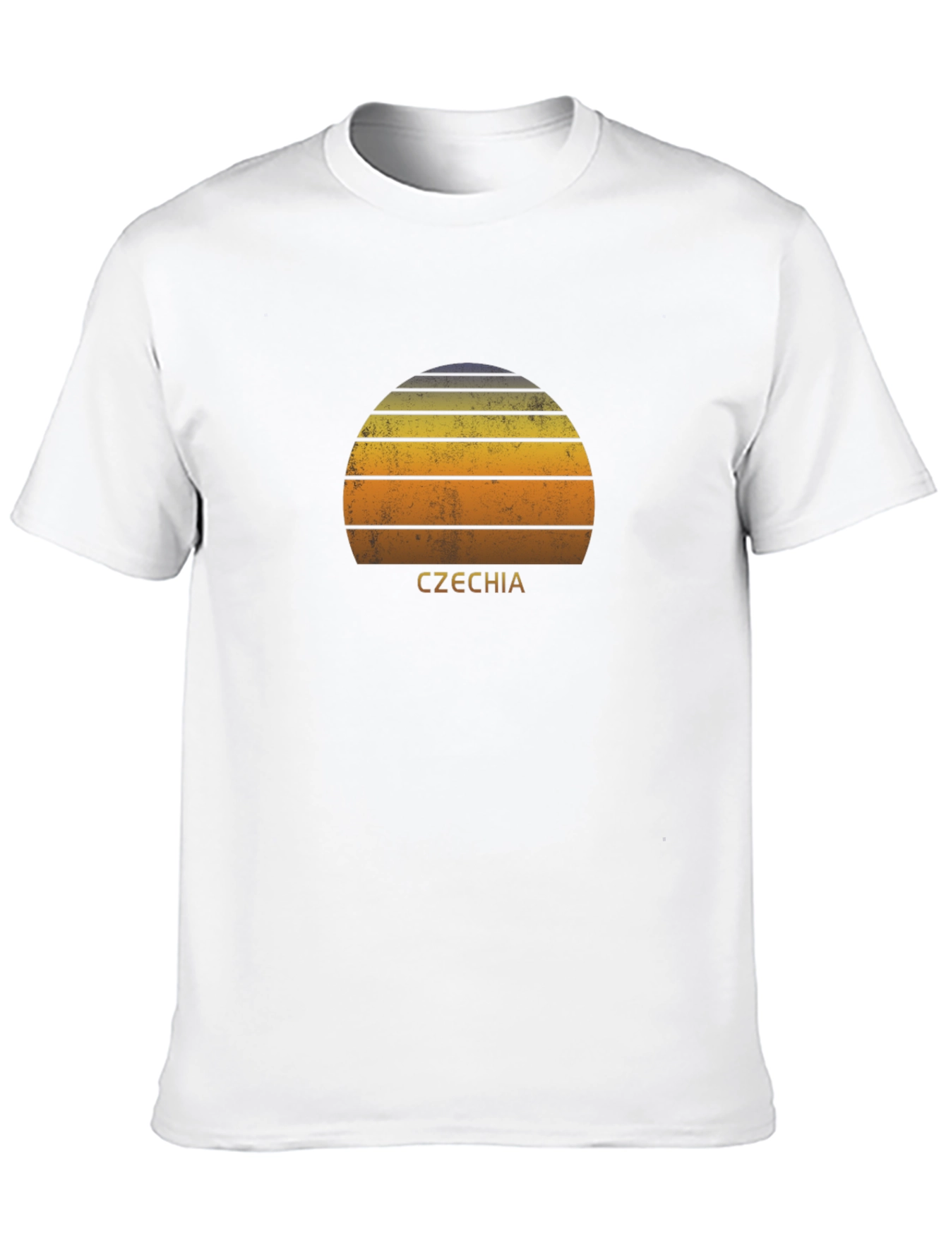 Czechia Sunset Graphic T-Shirt