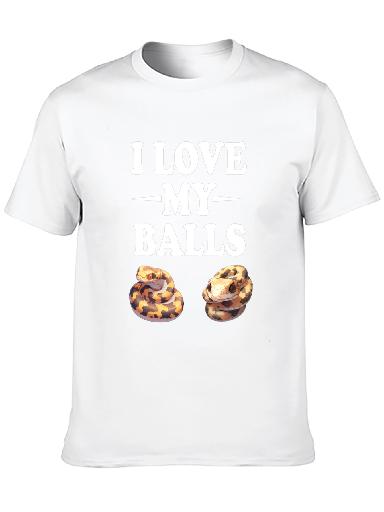 I Love My Balls Python Snake T-Shirt